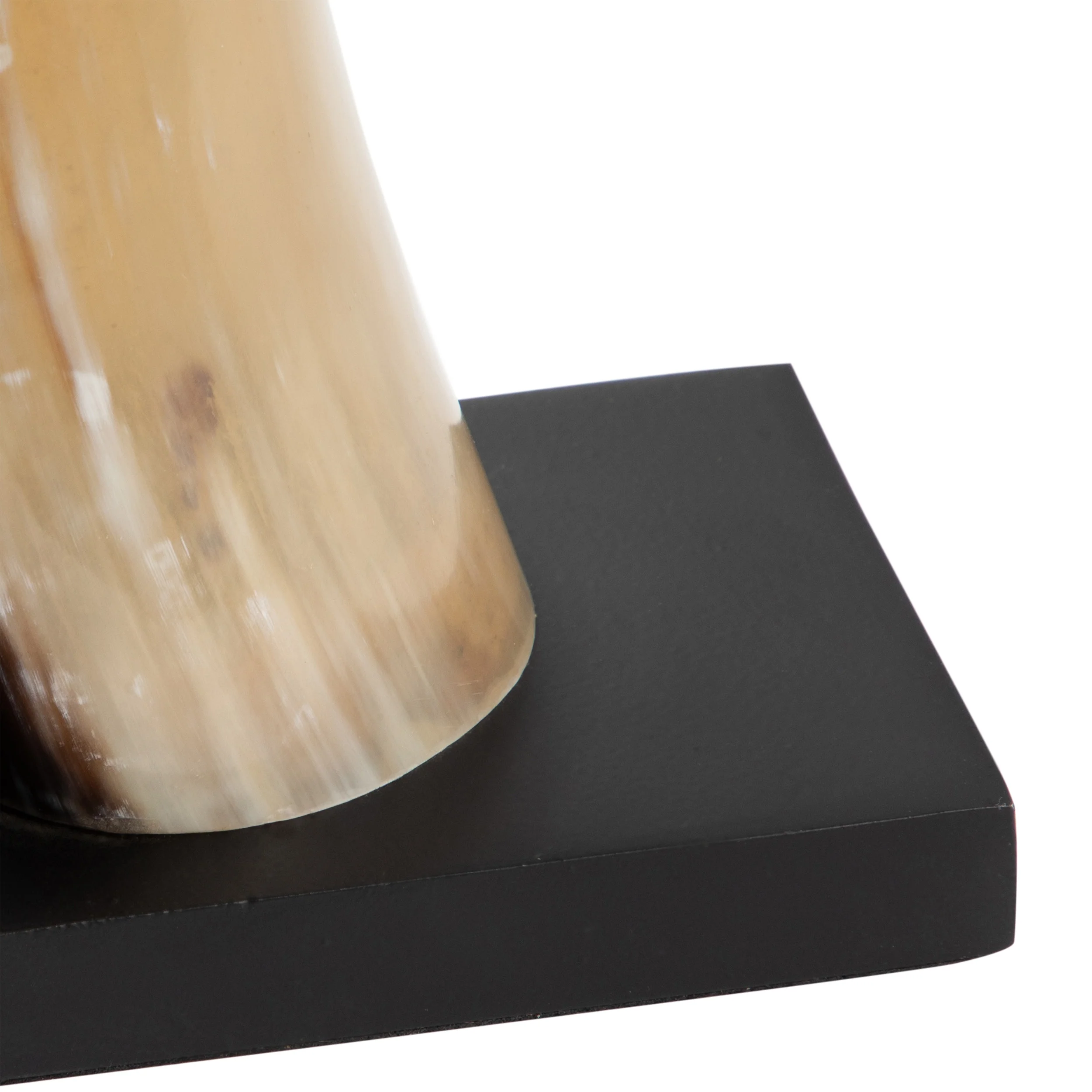 Gamil Horn Bookends, Black, Set of 2 - Image 4