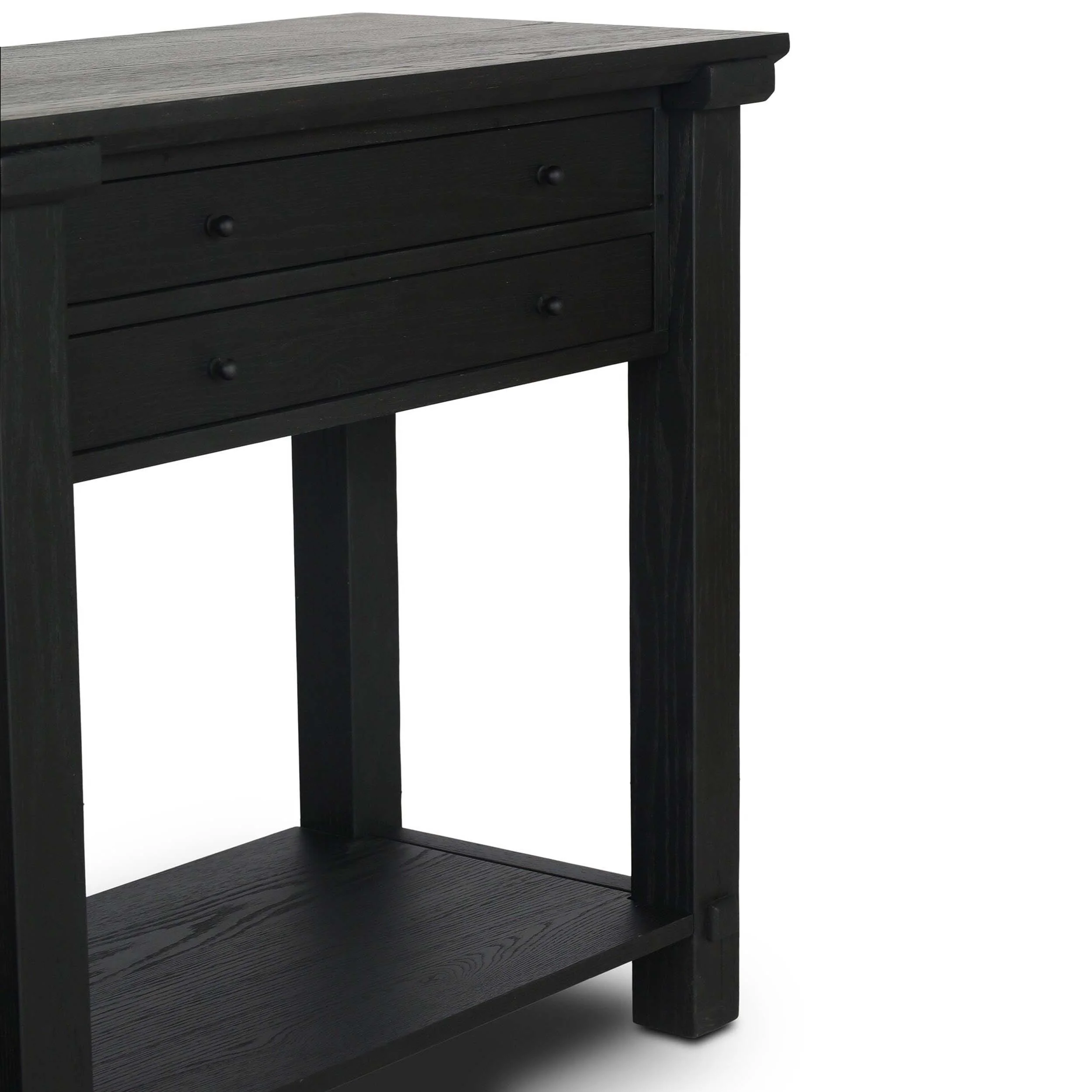 Gardendale Console Table, Stained Black by Four Hands - Image 6