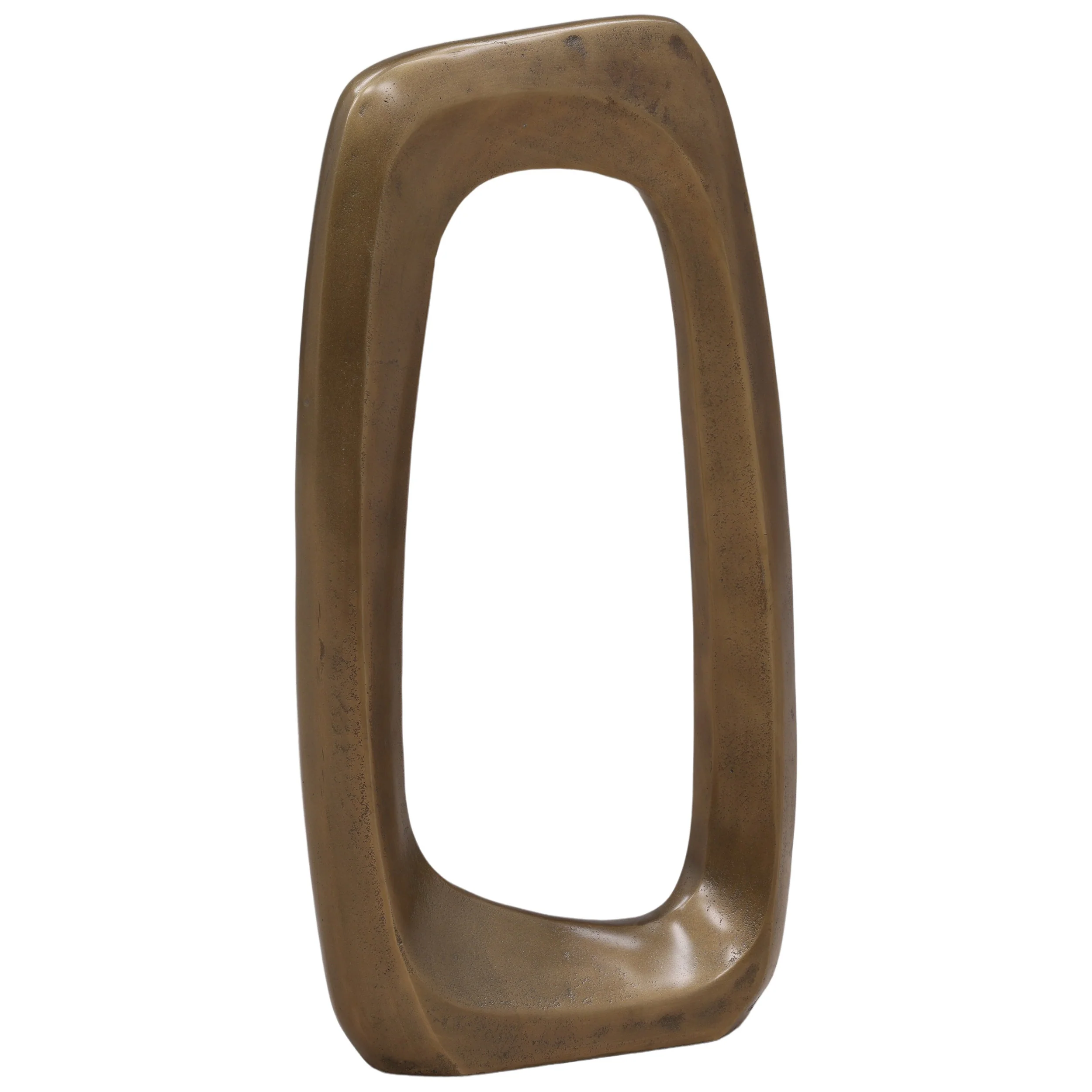 Garen Sculpture, Antique Brass - Image 2