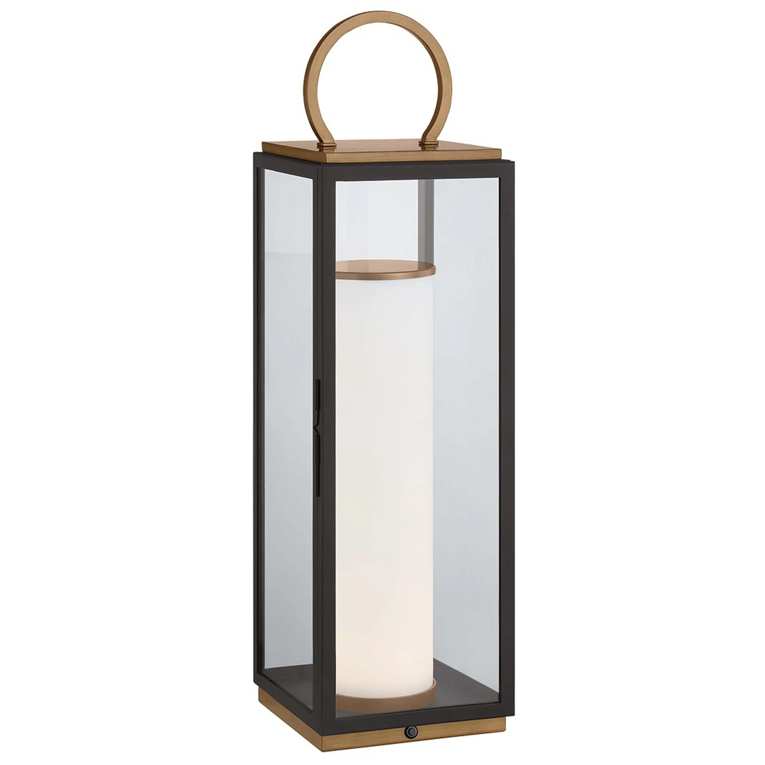 Gareth 29" Rechargeable Lamp, Textured Bronze