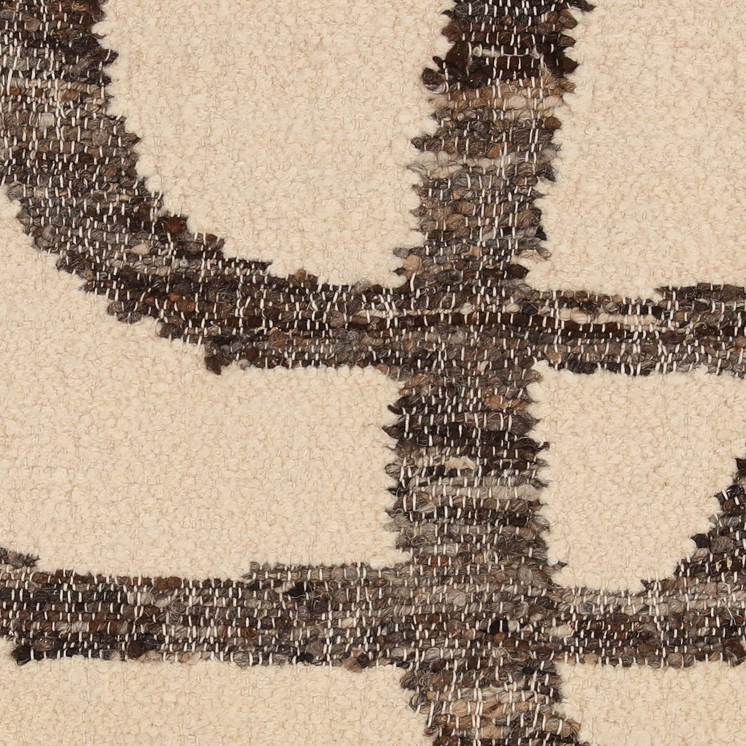 Garin Pillow, Charcolal/Ivory - Image 3