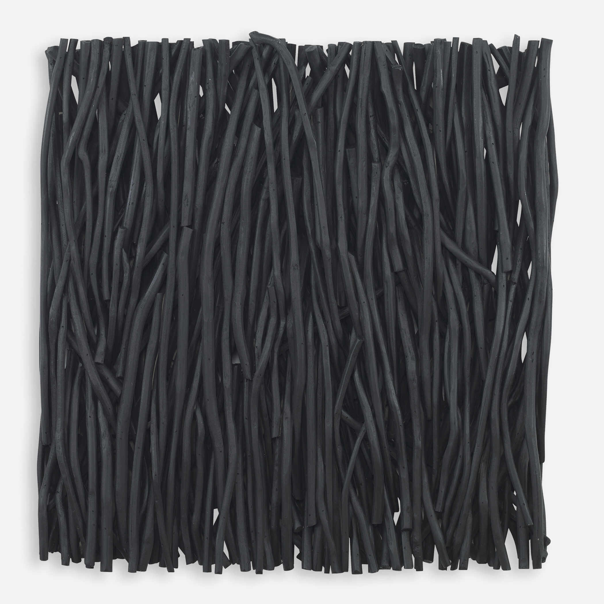 Gathered Wood Wall Decor, Black