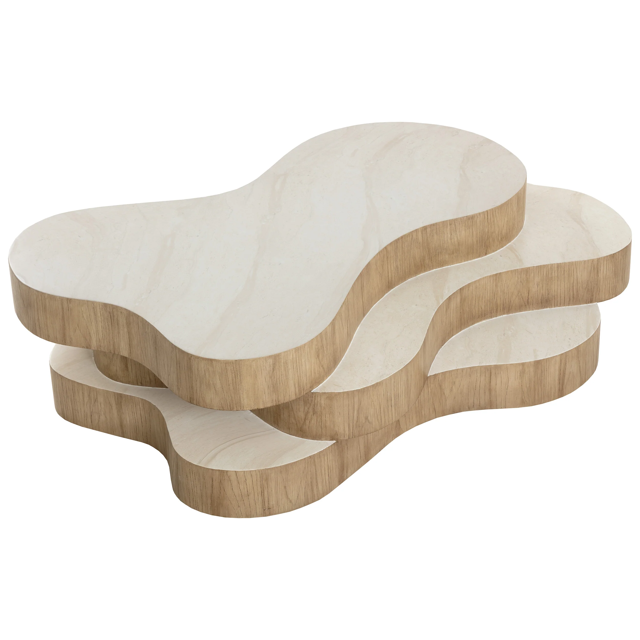 Geddes Coffee Table, Light Brown - Image 3