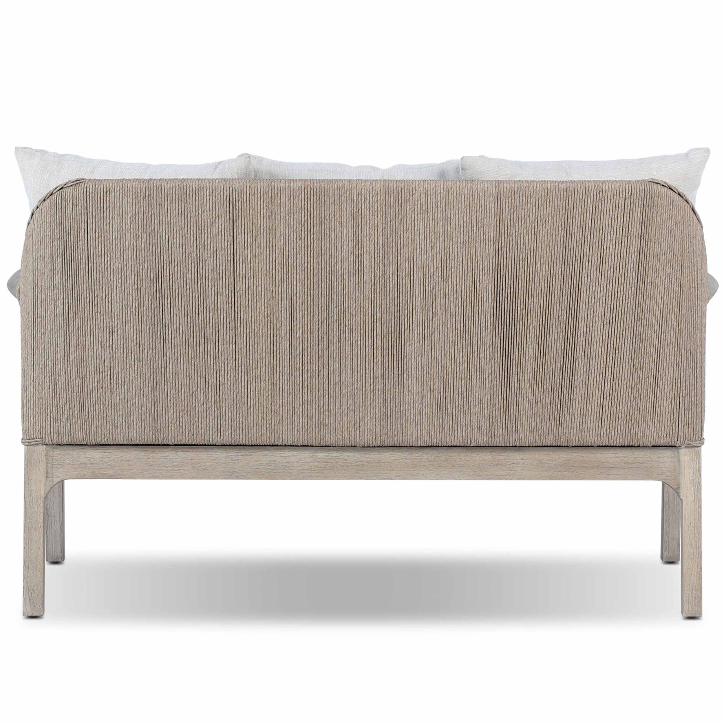 Gelina Outdoor Sofa, Cream by Four Hands - Image 4