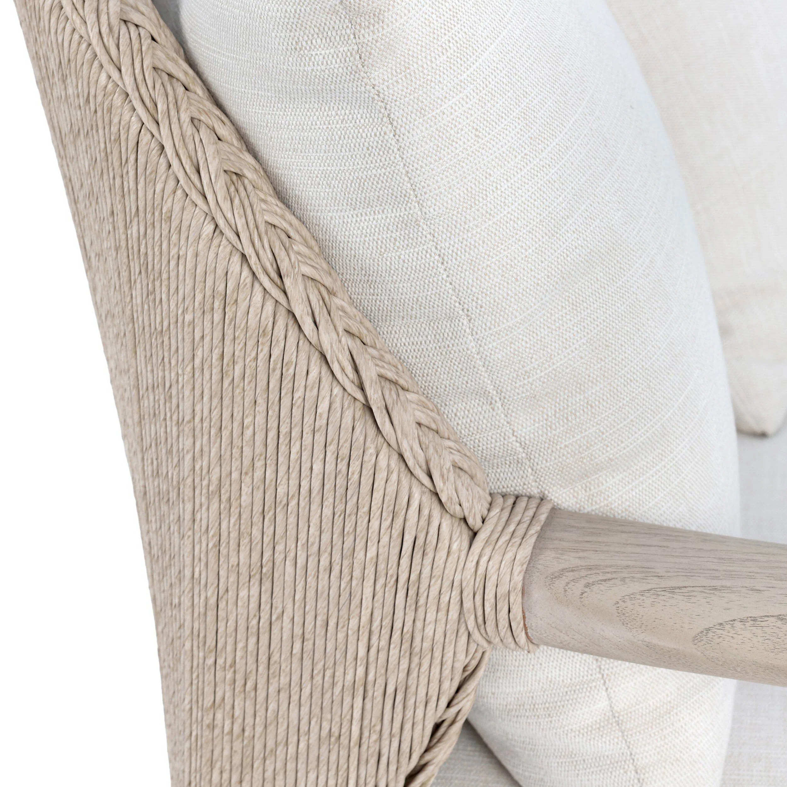 Gelina Outdoor Sofa, Cream by Four Hands - Image 6