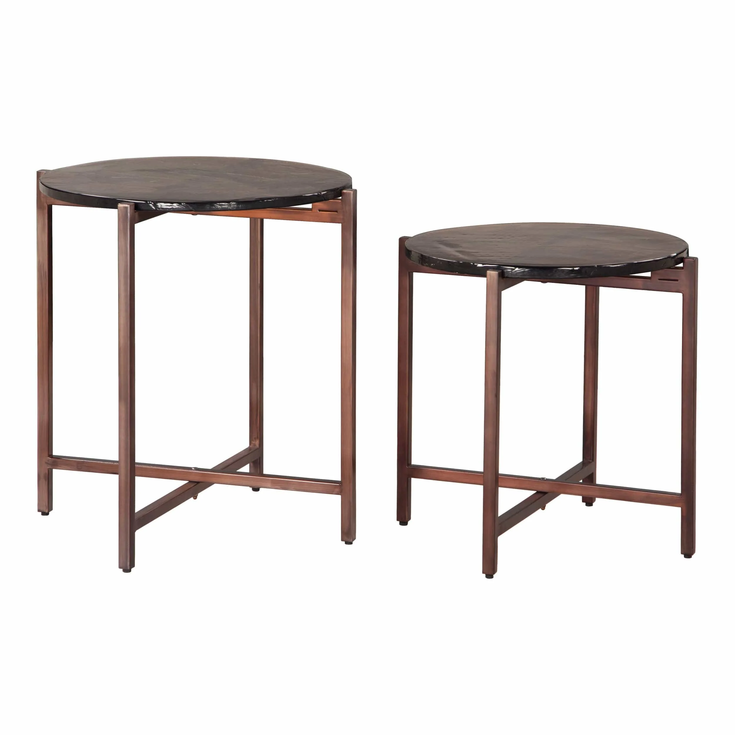 Gema Coffee Table, Bronze, Set of 2