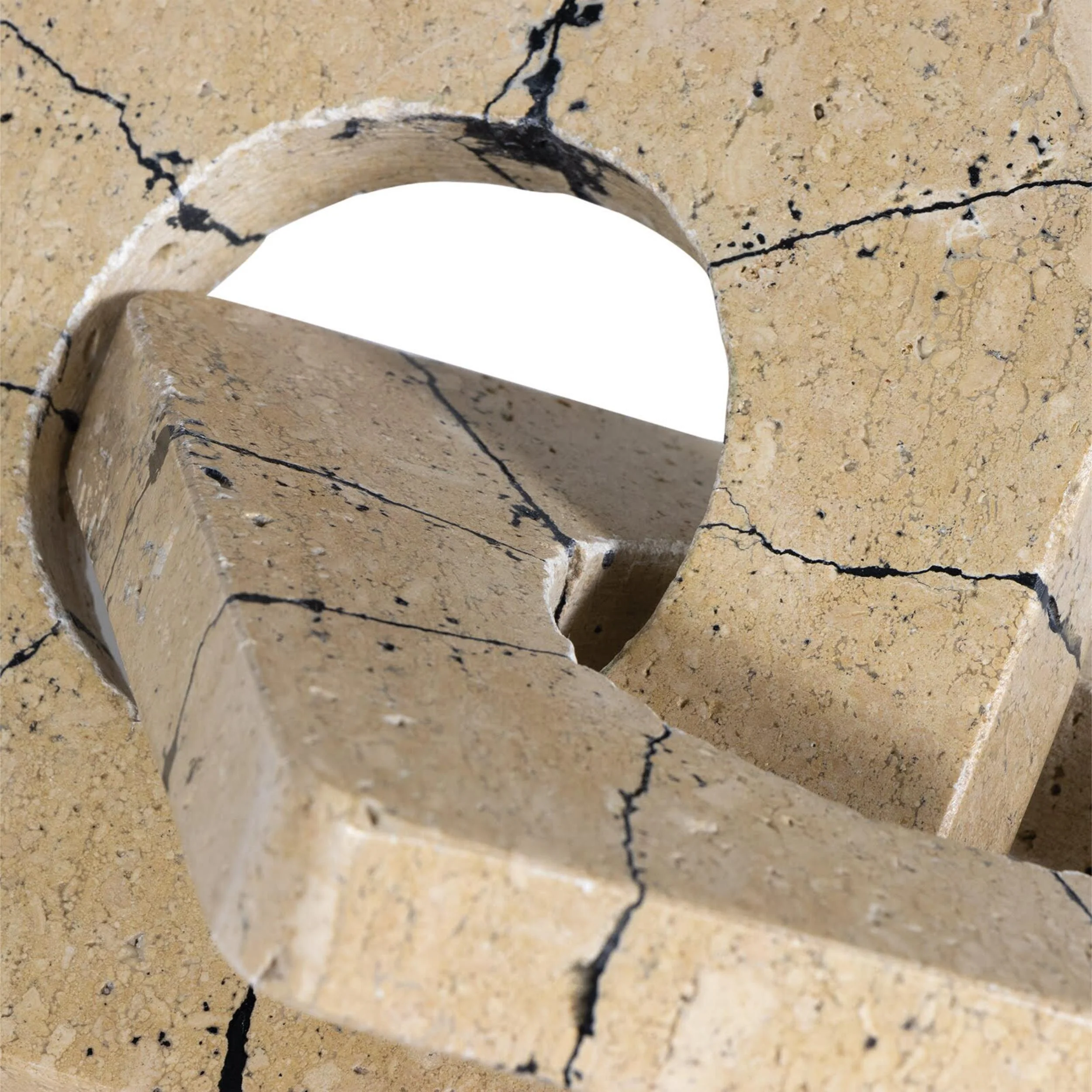 Gemini Marble Link, Natural Travertine - Image 3