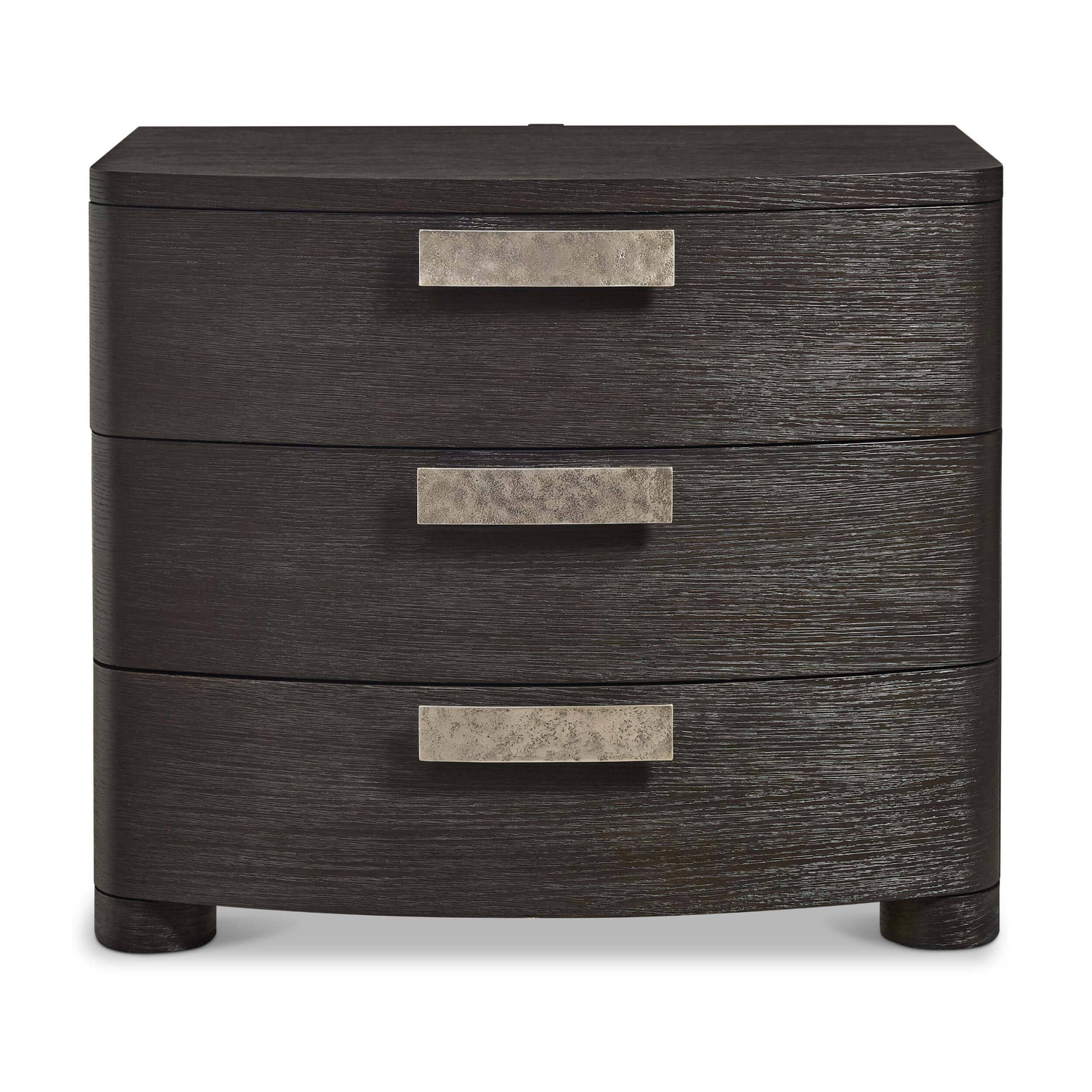 Geneve 3 Drawer Wide Nightstand, Robor - Image 2