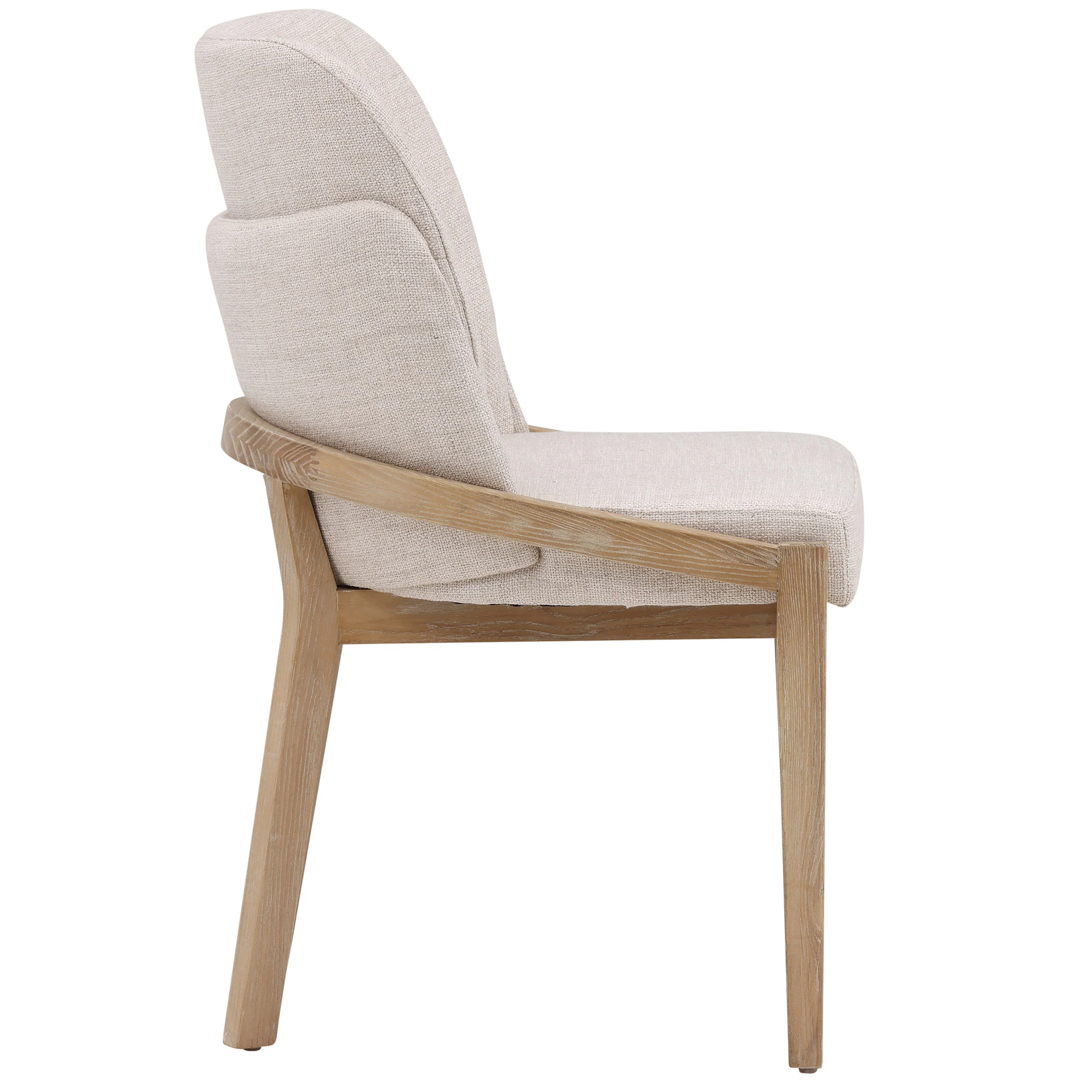 Jacquelyn Dining Chair, Off-White, Set of 2 - Image 3