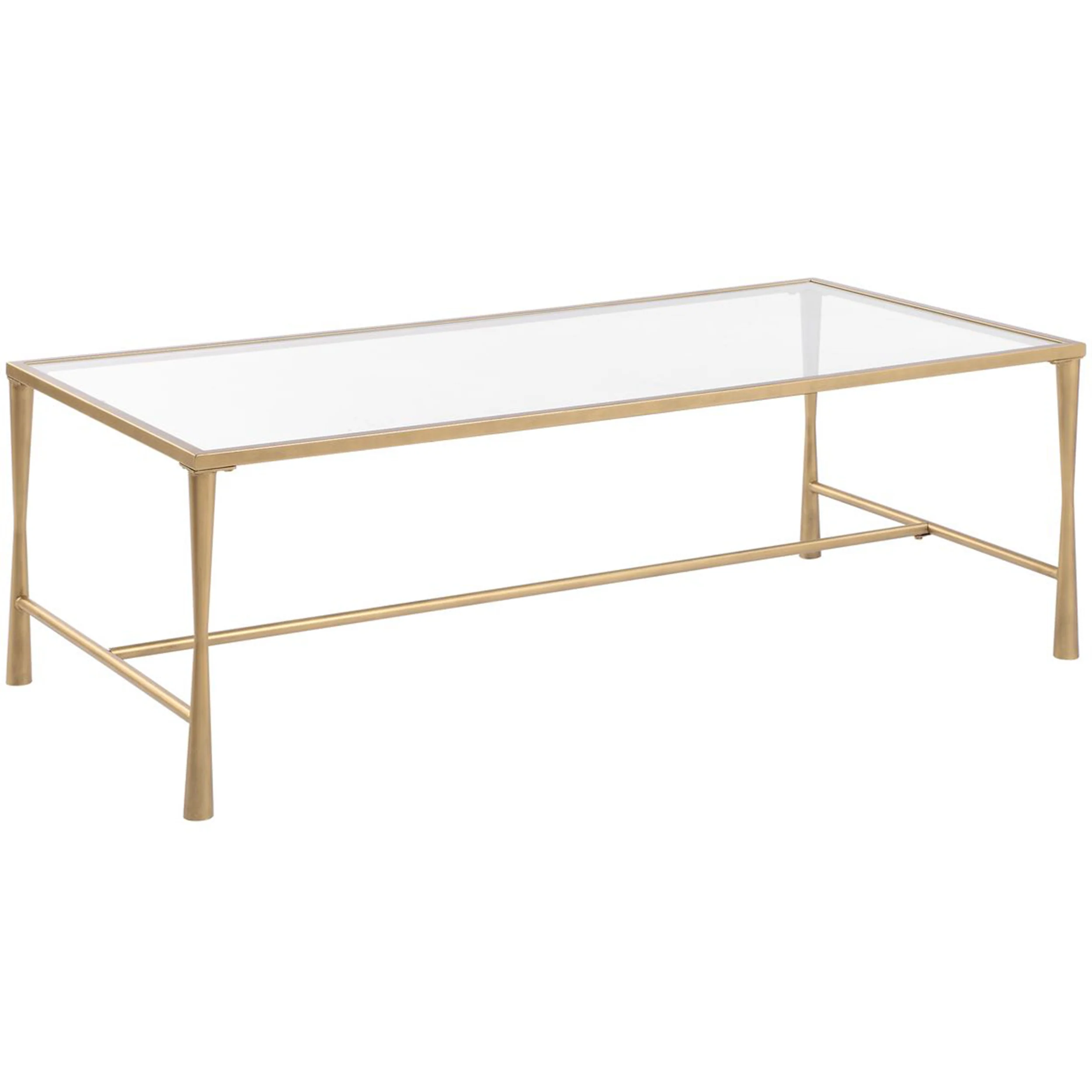 Geovana Cocktail Table, Antique Gold