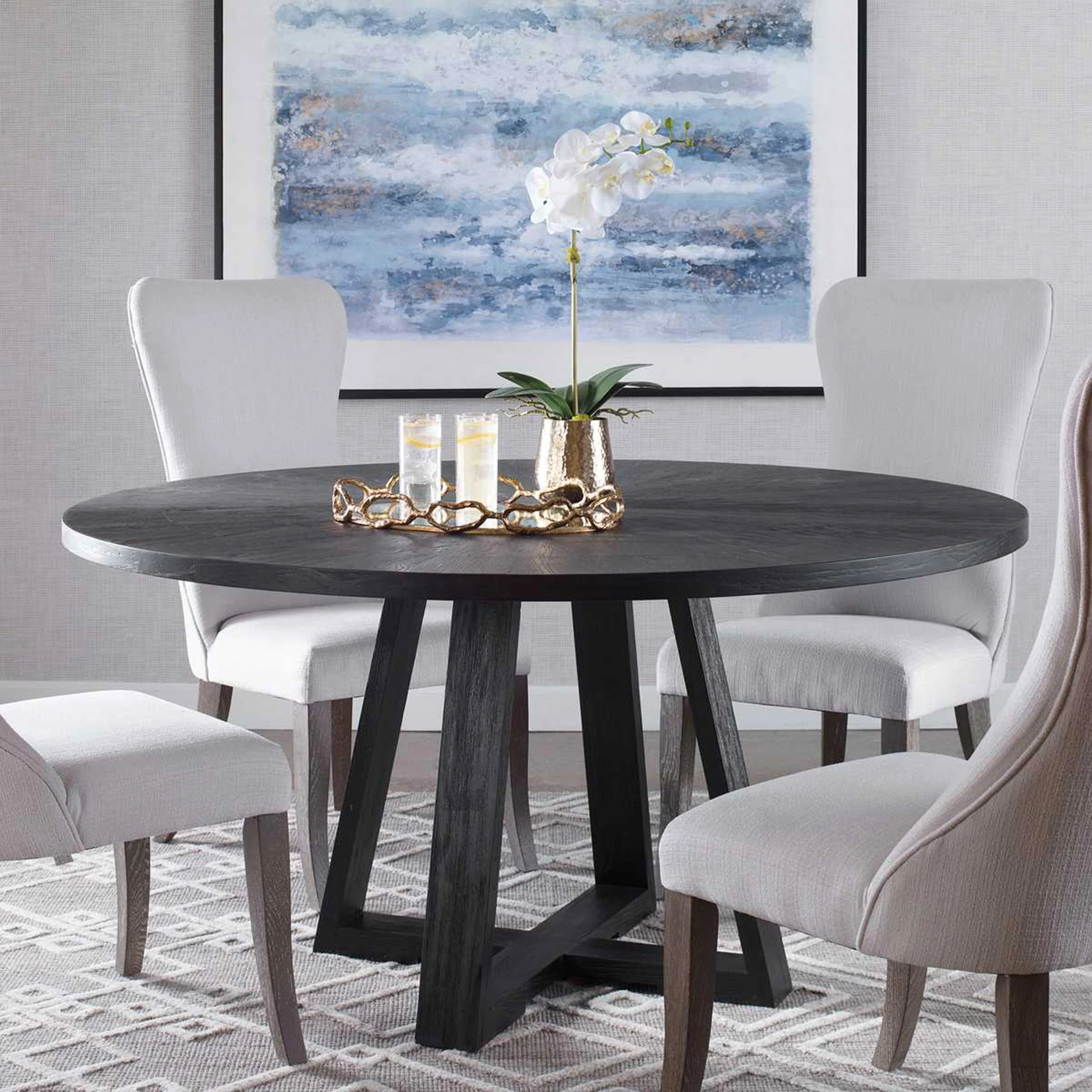 Gidran Large Dining Table, Black - Image 6