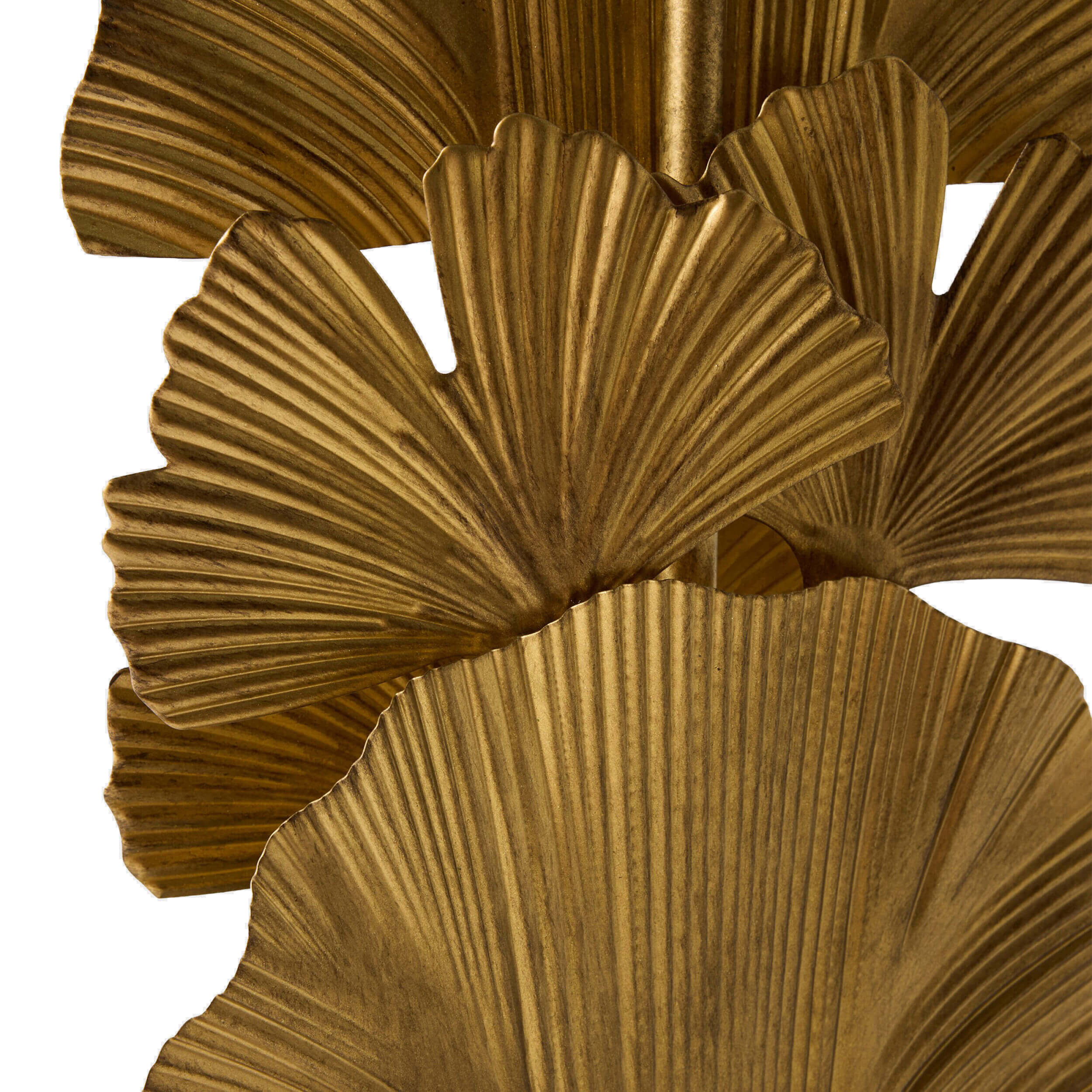 Ginkgo Leaf Lamp, Brass - Image 5