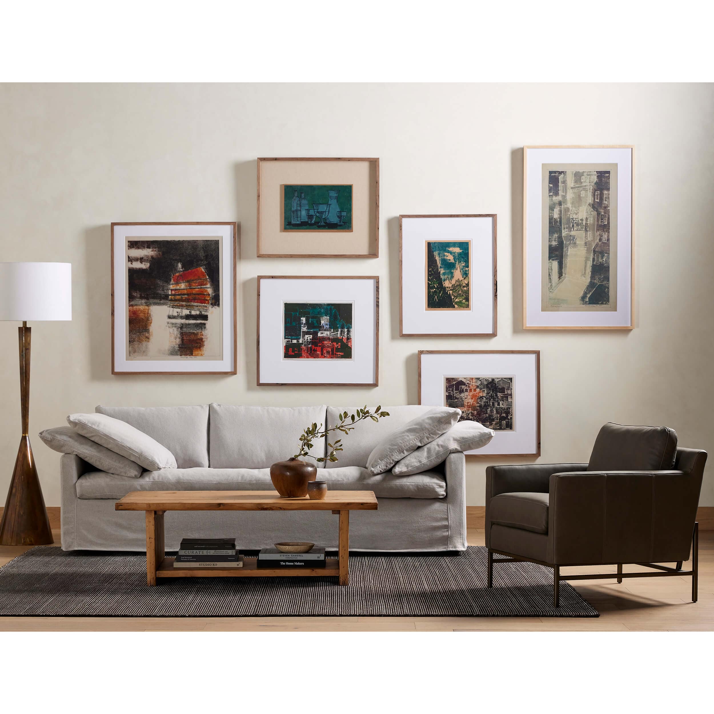 Glass I by Pepi Sprohge, Beige by Four Hands - Image 5