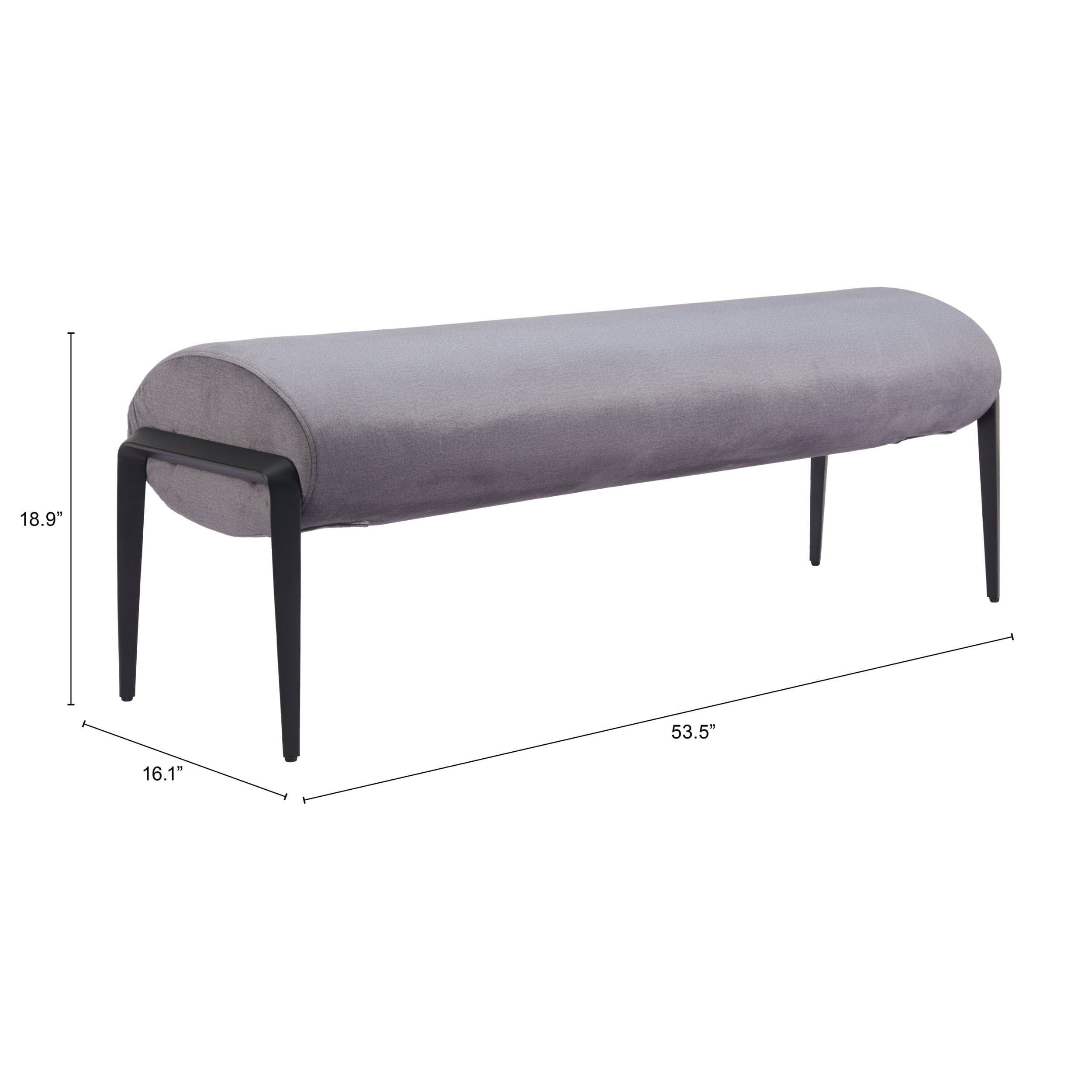 Glatt Bench, Gray - Image 4