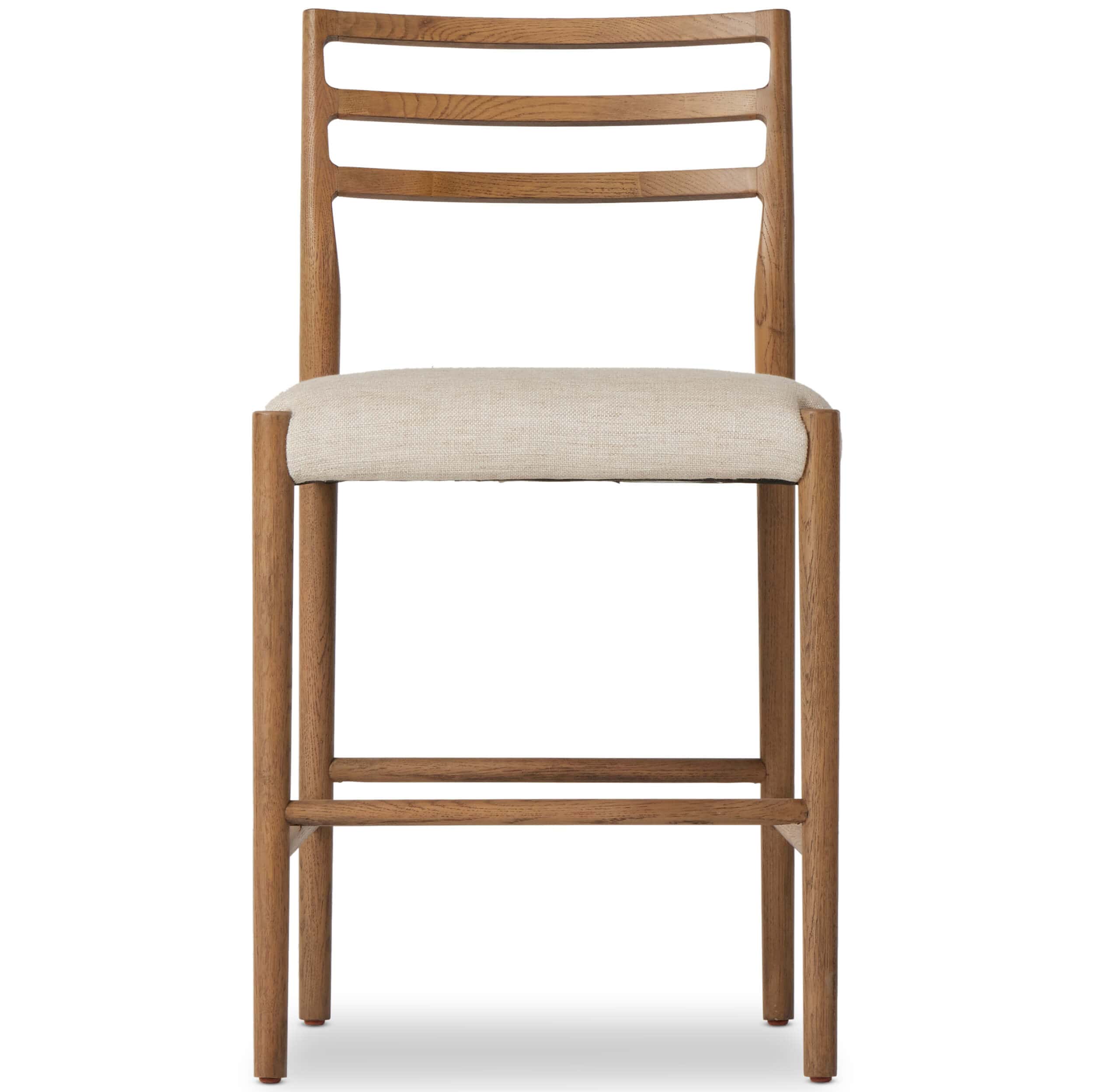 Glenmore Counter Stool, Essence Natural/Smoked Oak by Four Hands - Image 2