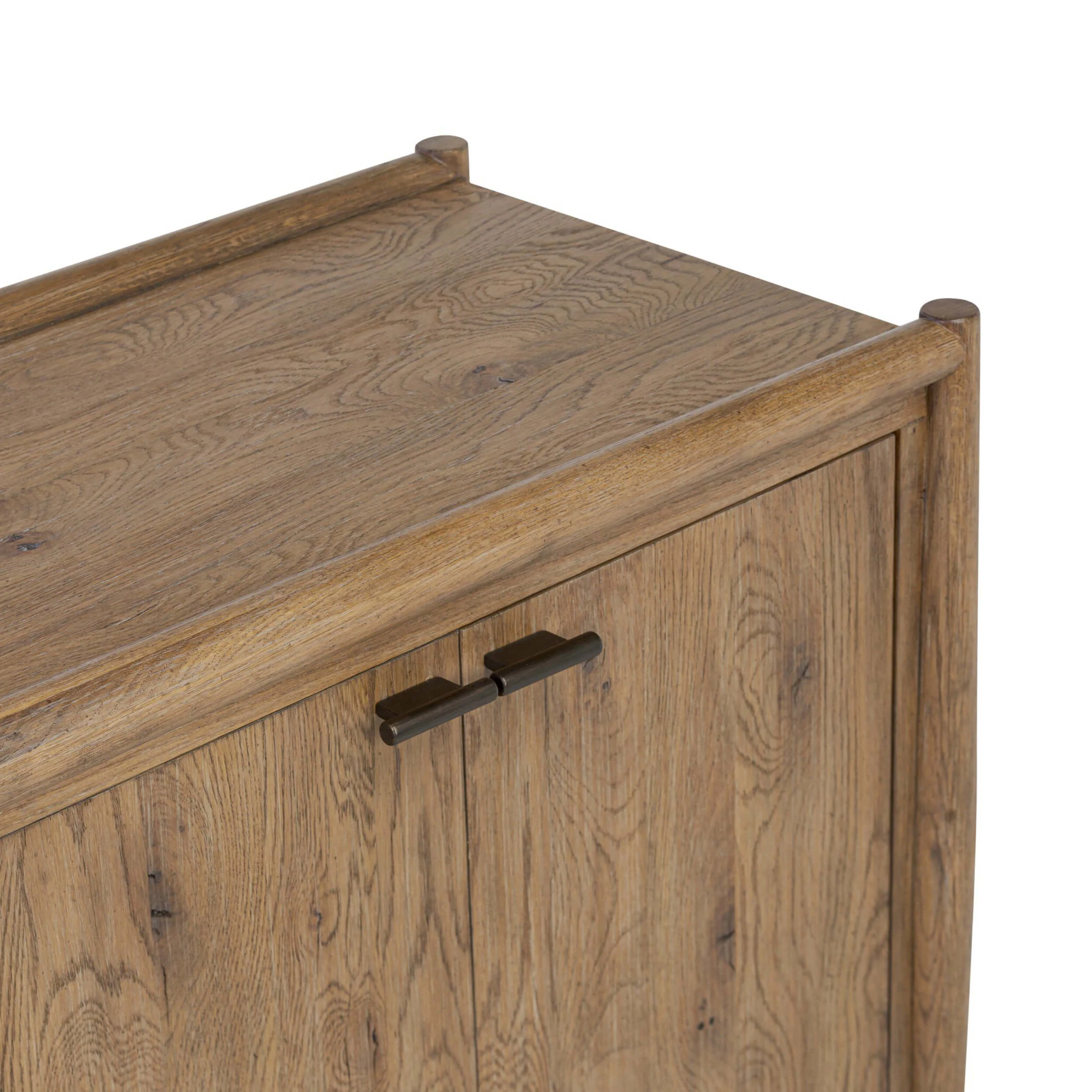 Glenview 4 Door Sideboard, Weathered Oak by Four Hands - Image 5