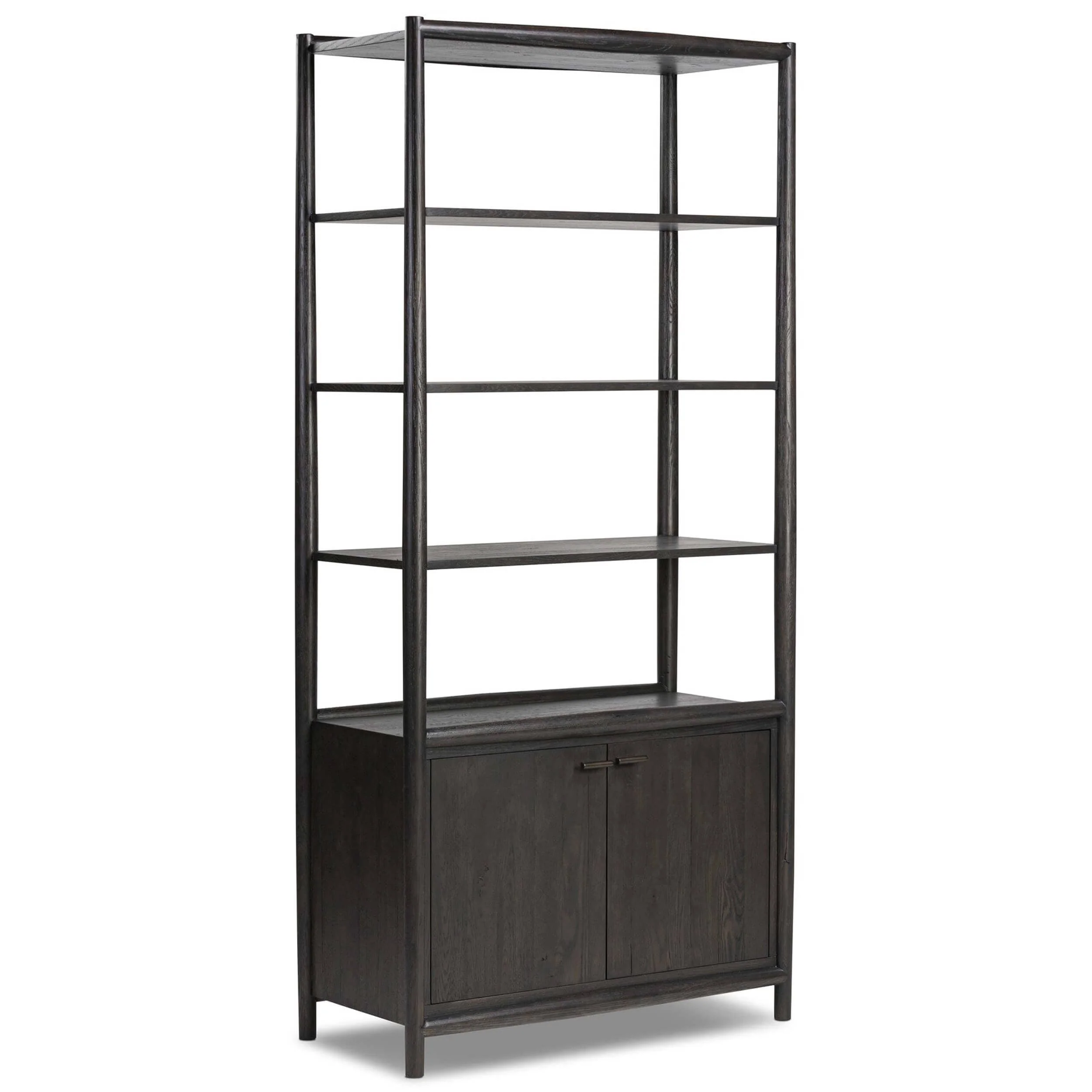 Glenview Bookcase, Smoked Black by Four Hands
