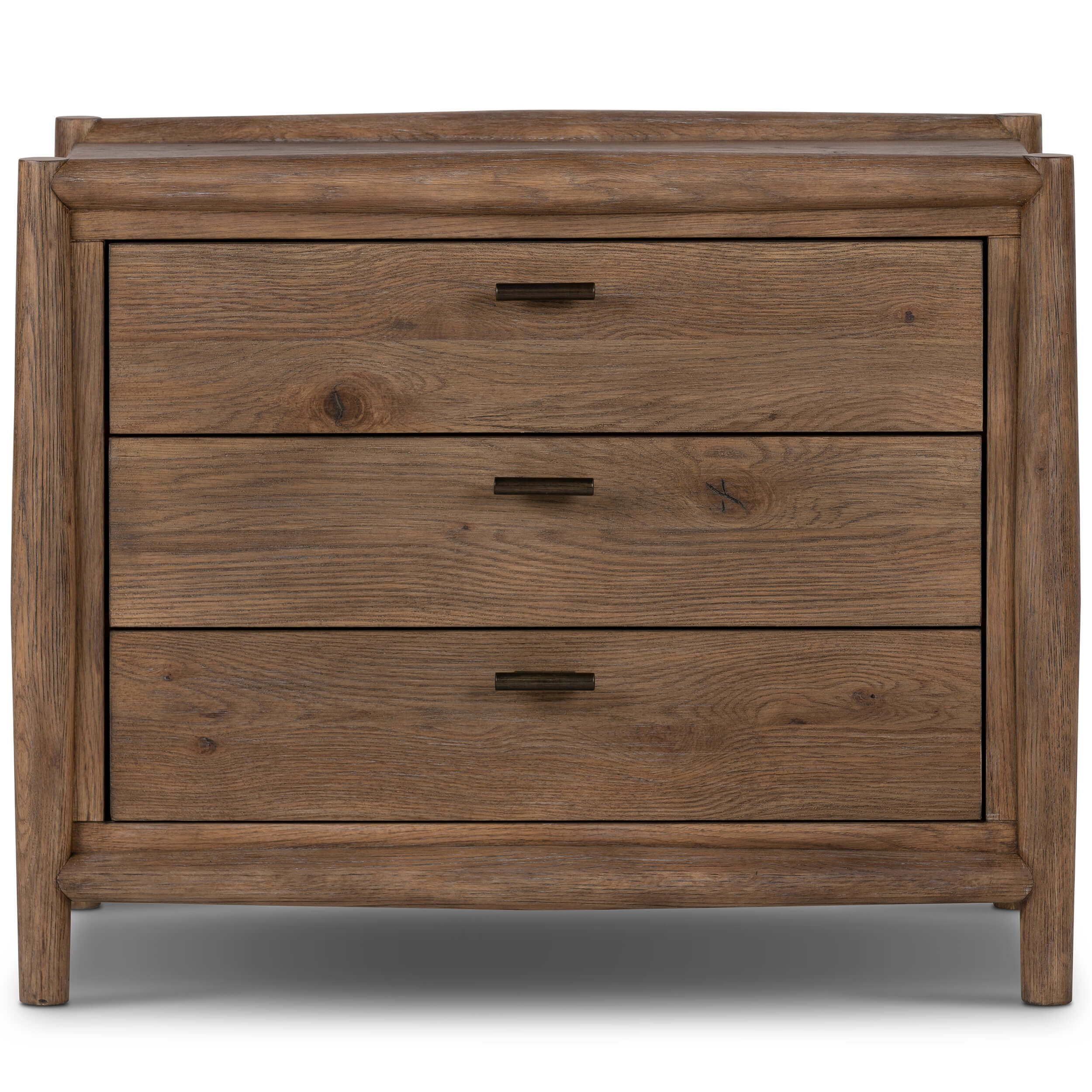 Glenview Nightstand, Weathered Oak by Four Hands - Image 2