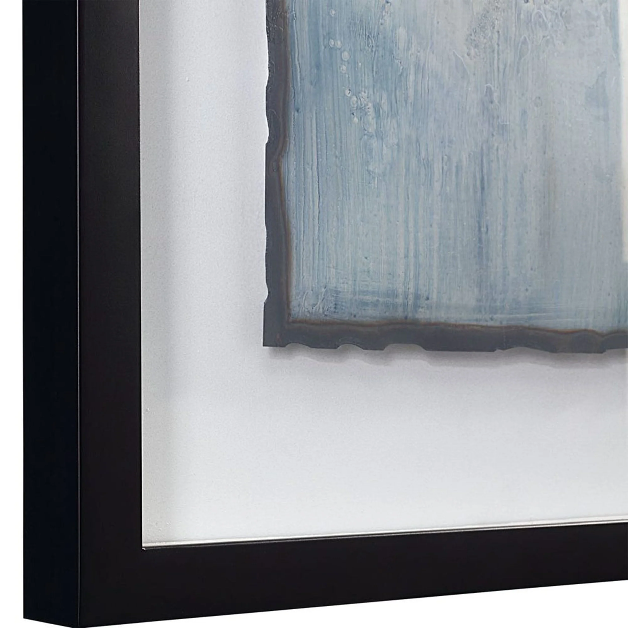 Glimmering Agate Framed Prints, Black, Set of 2 - Image 3