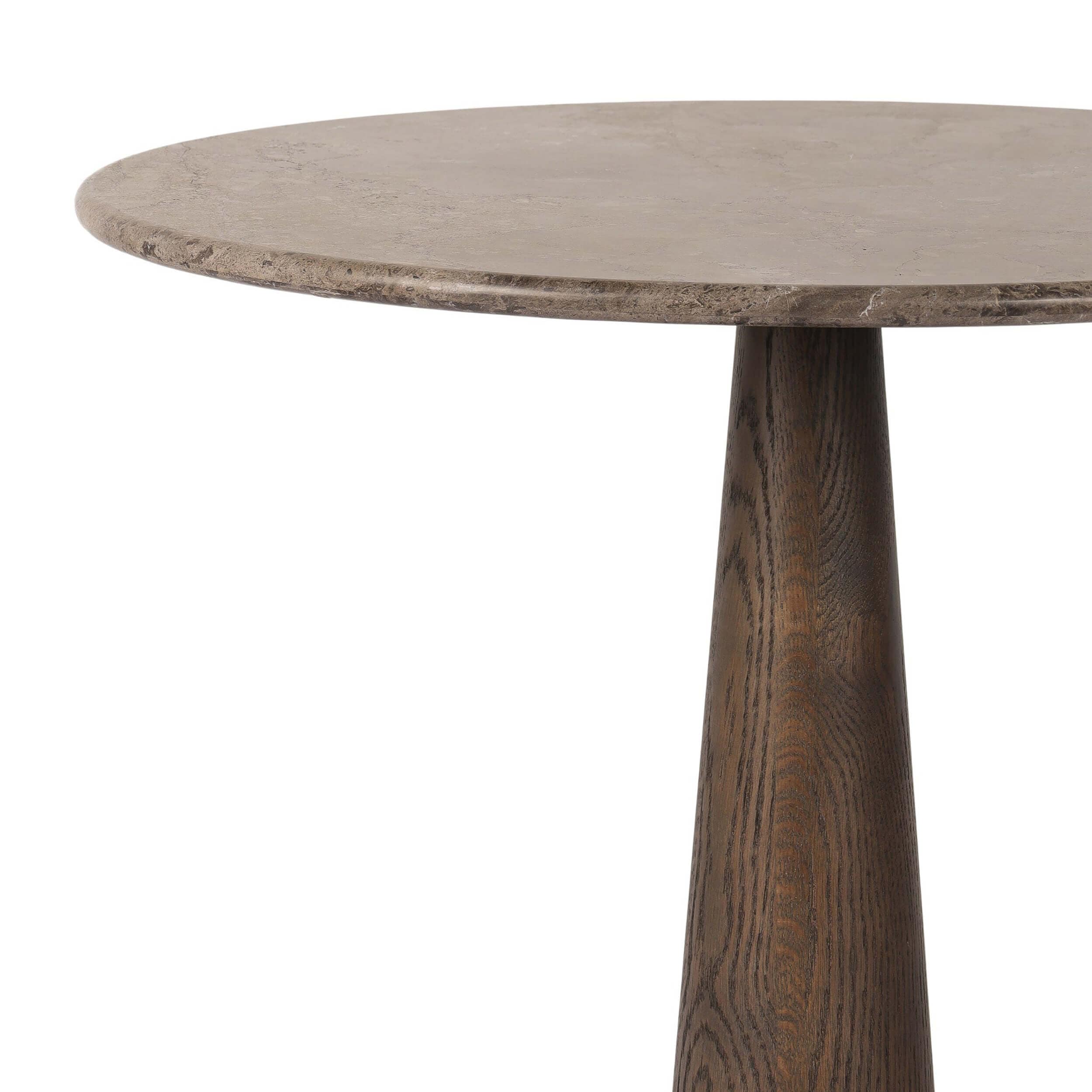 Goetz Bar & Counter Table, Warm Grey Marble by Four Hands - Image 3