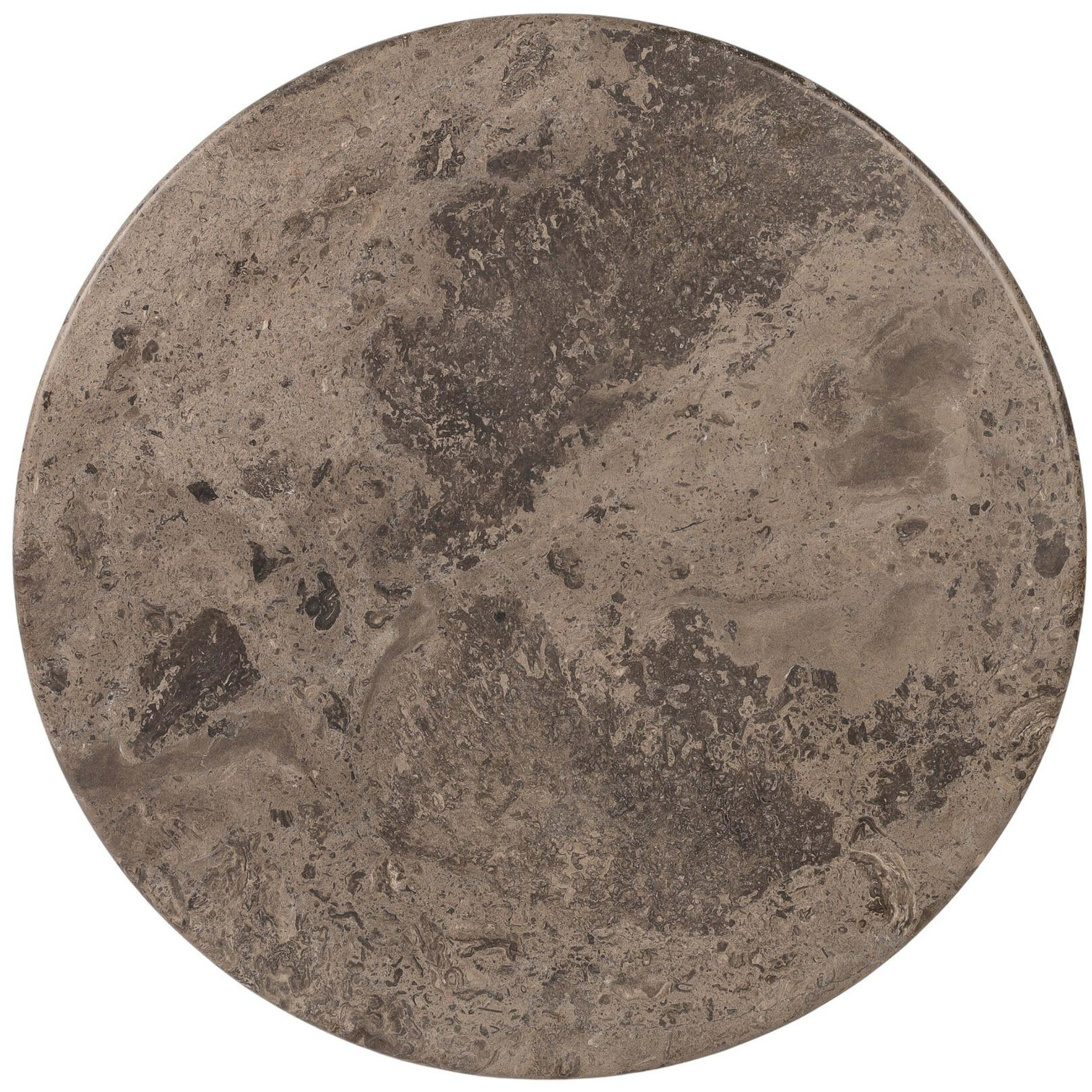 Goetz Bistro Table, Warm Grey Marble by Four Hands - Image 4