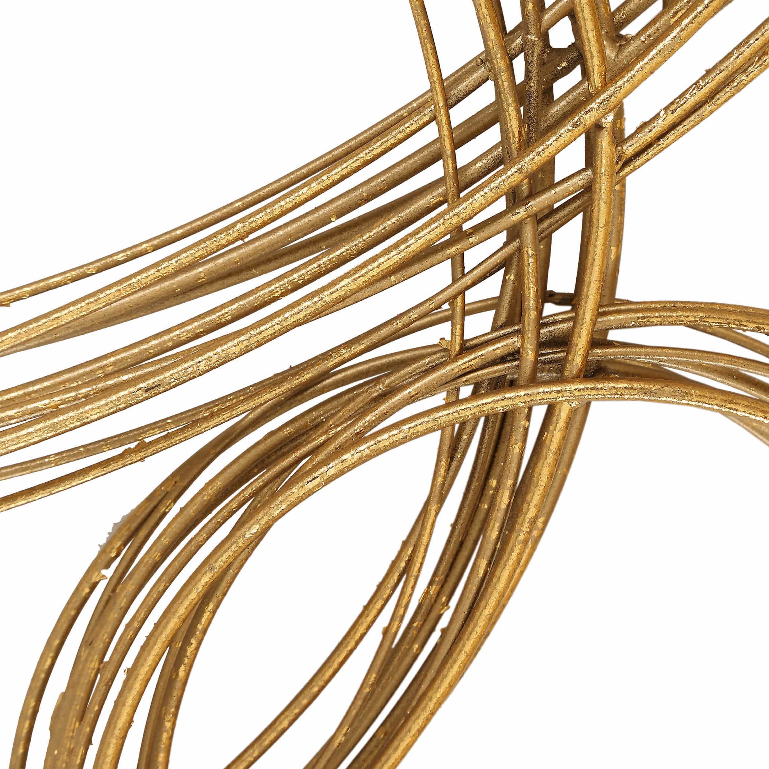 Golden Bubbles Metal Wall Decor - Image 2