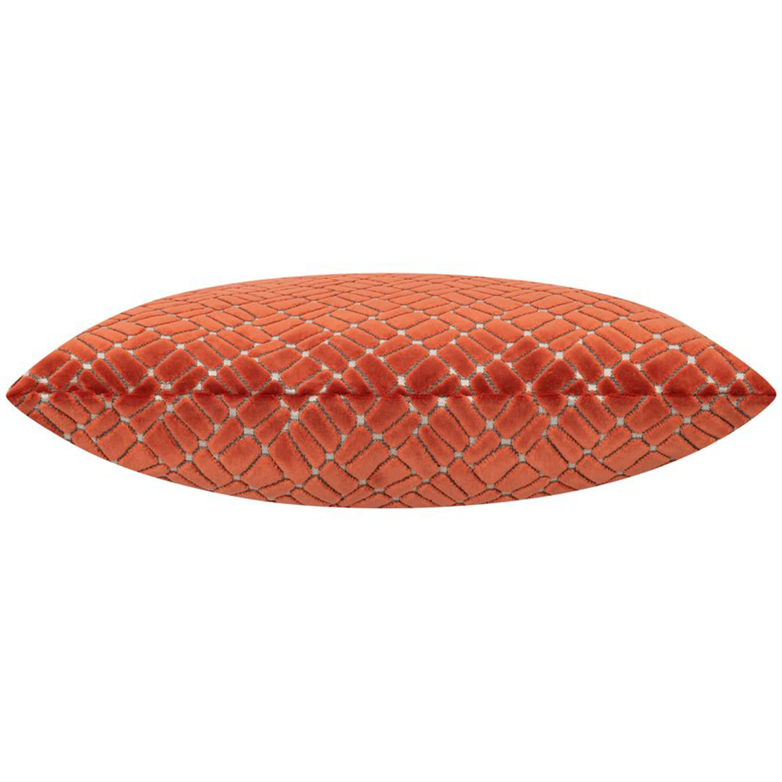 Grace Pillow, Red Lattice - Image 2