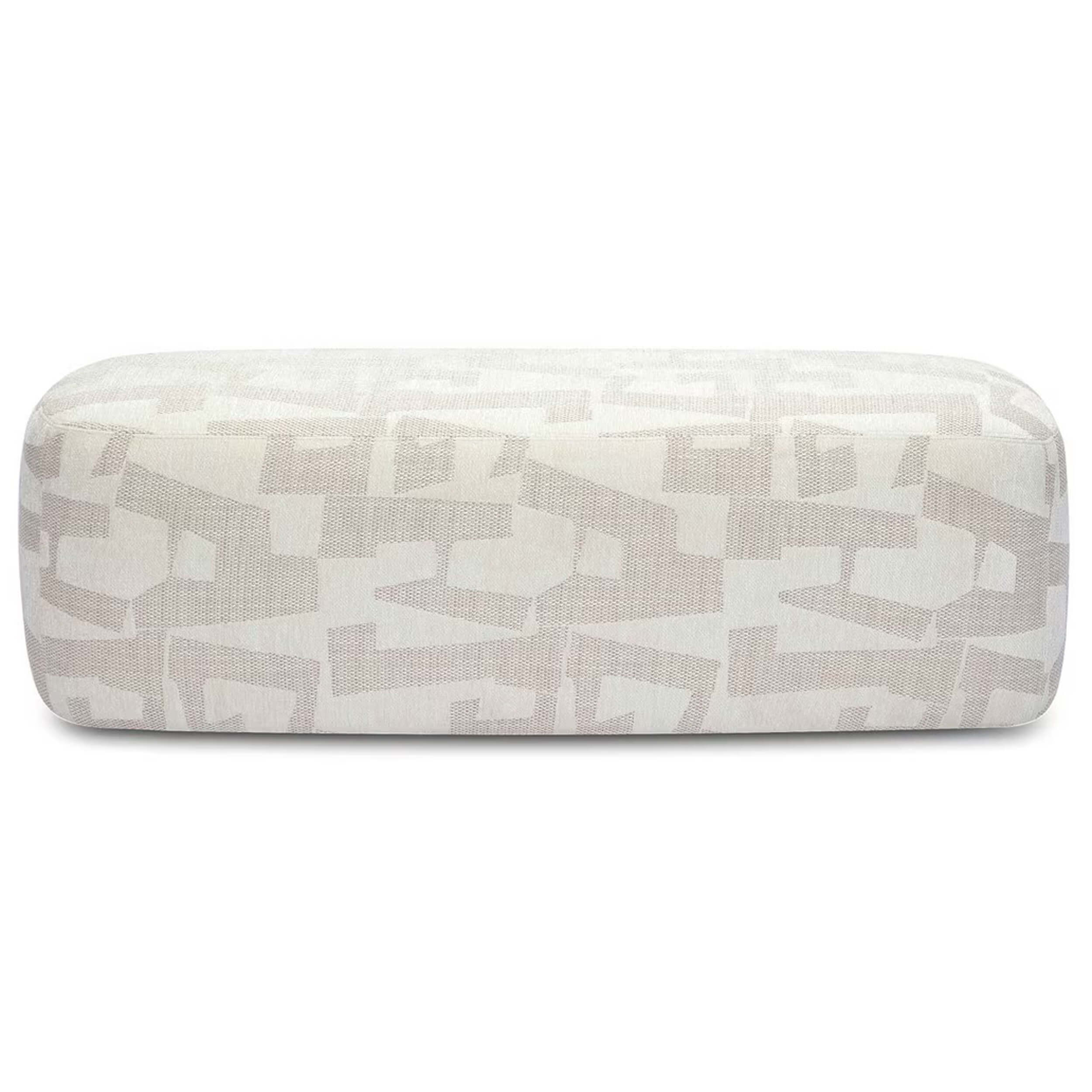 Graceland Bench, Cream Jacquard - Image 2