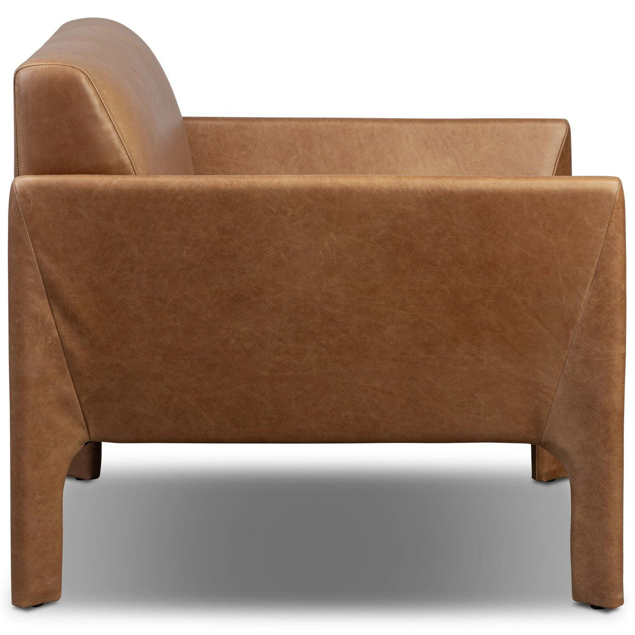 Graford Leather Chair, Chaps Saddle by Four Hands - Image 3