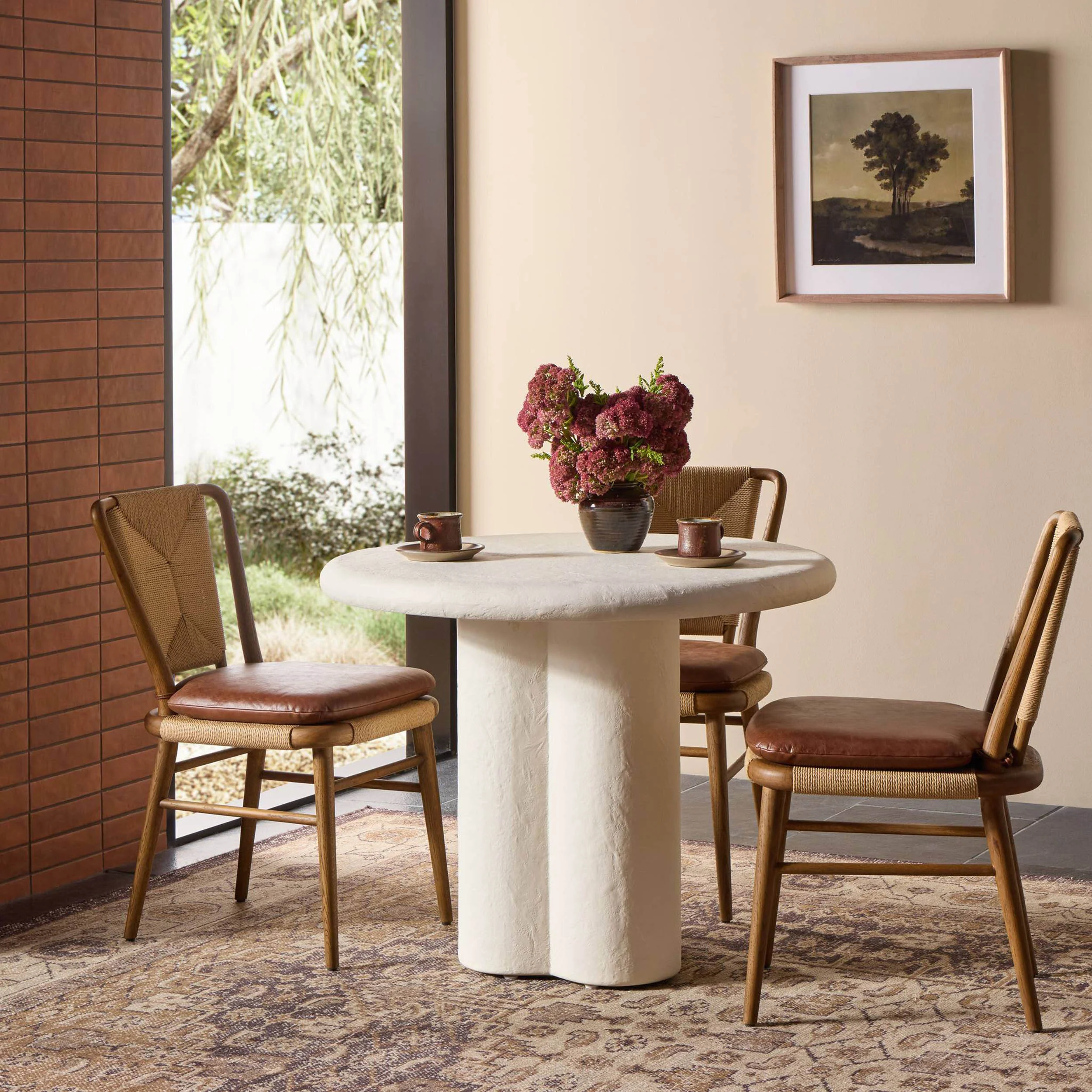 Grano Bistro Table, Plaster Molded Concrete by Four hands - Image 6