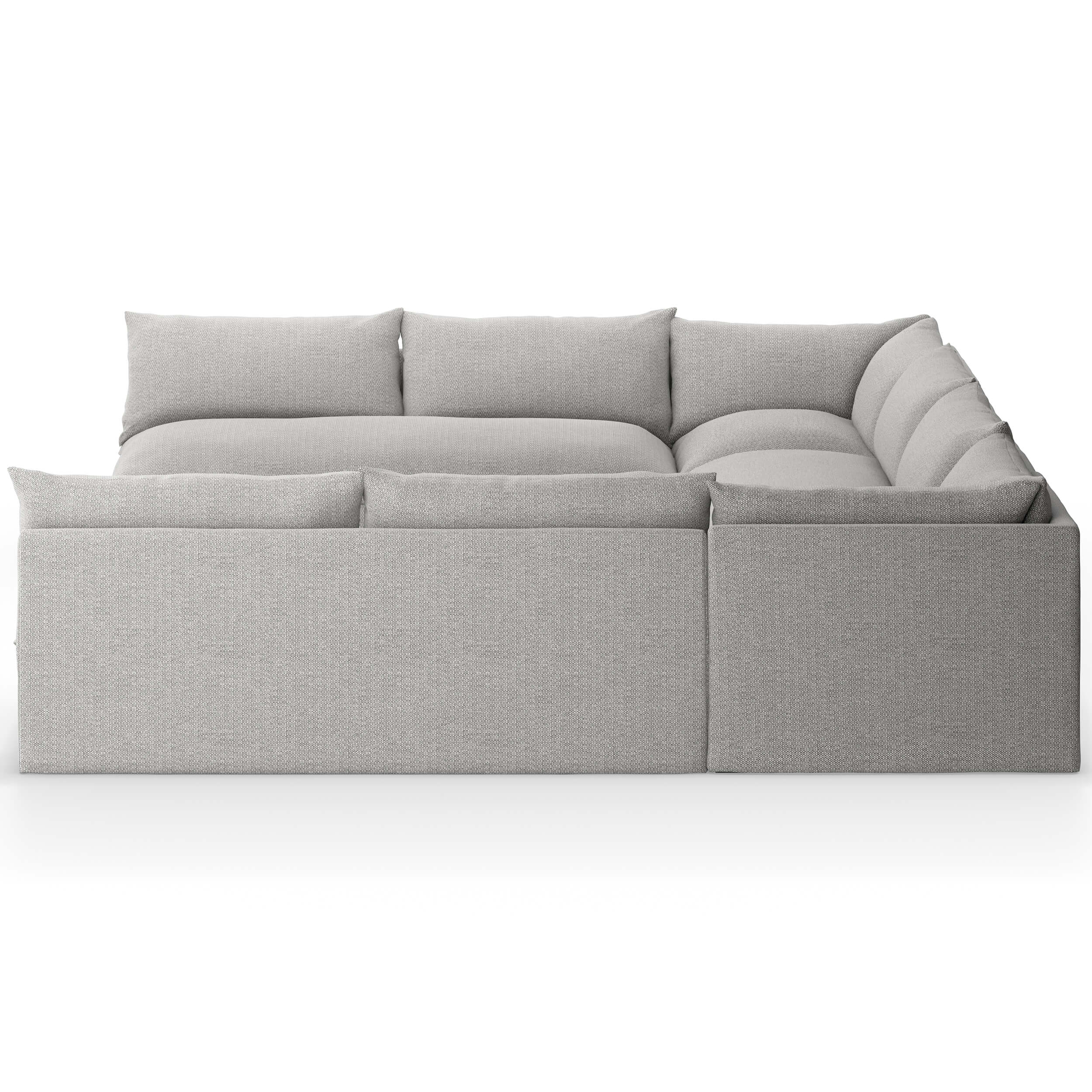Grant Outdoor 5 Piece Sectional, Faye Ash by Four Hands - Image 2