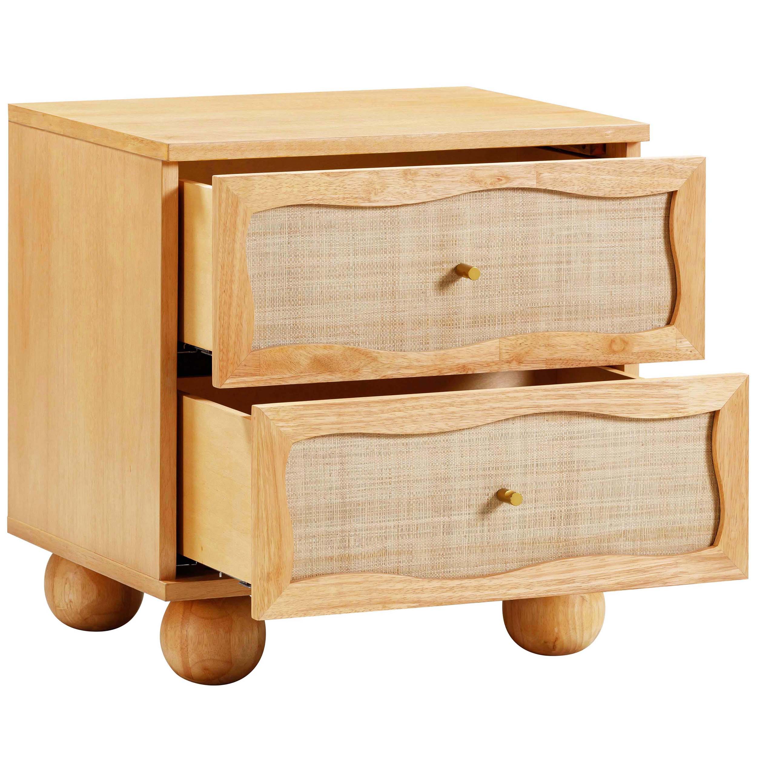 Grappa Wavy Nightstand, Natural - Image 4