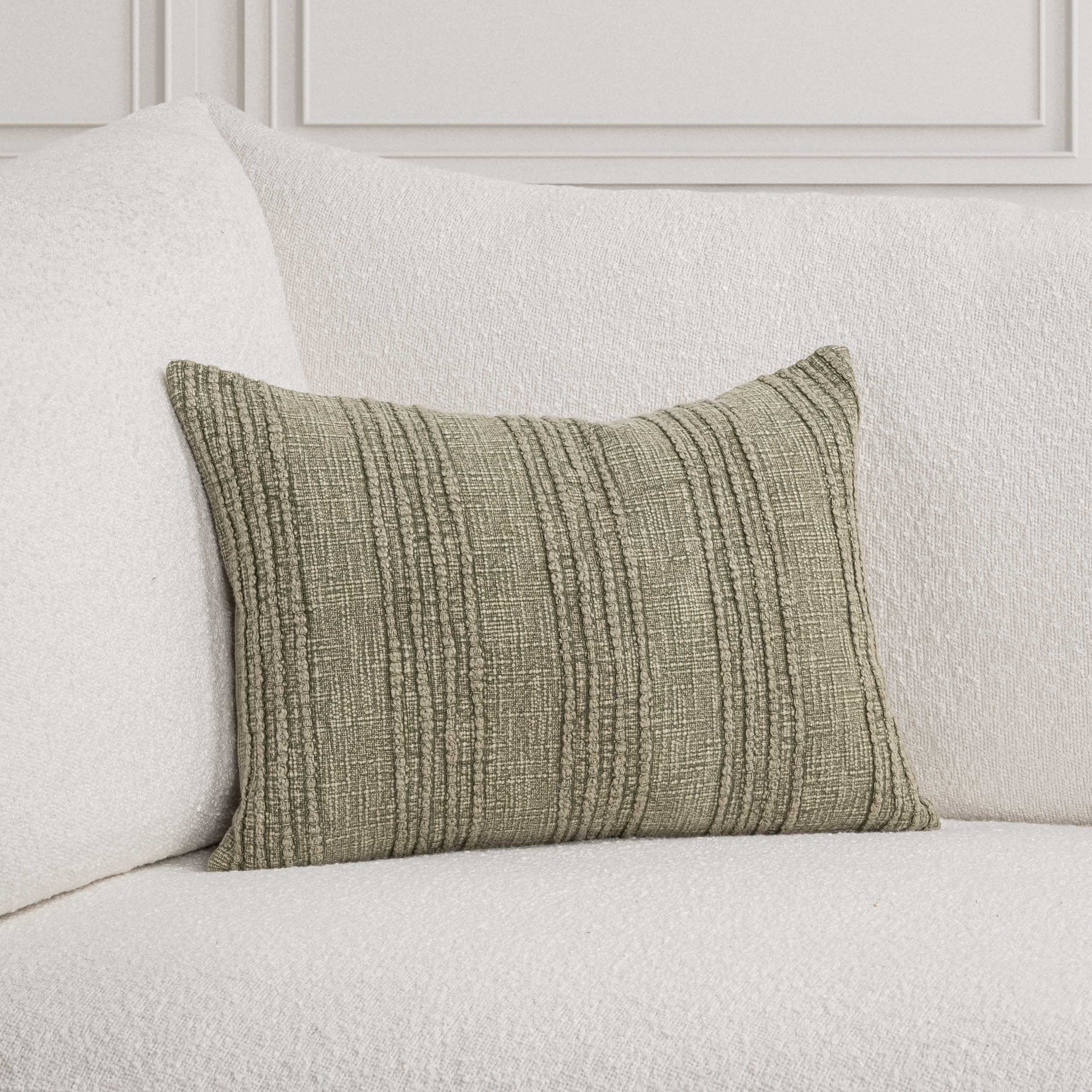 Gratitude Lumbar Pillow, Sage - Image 6