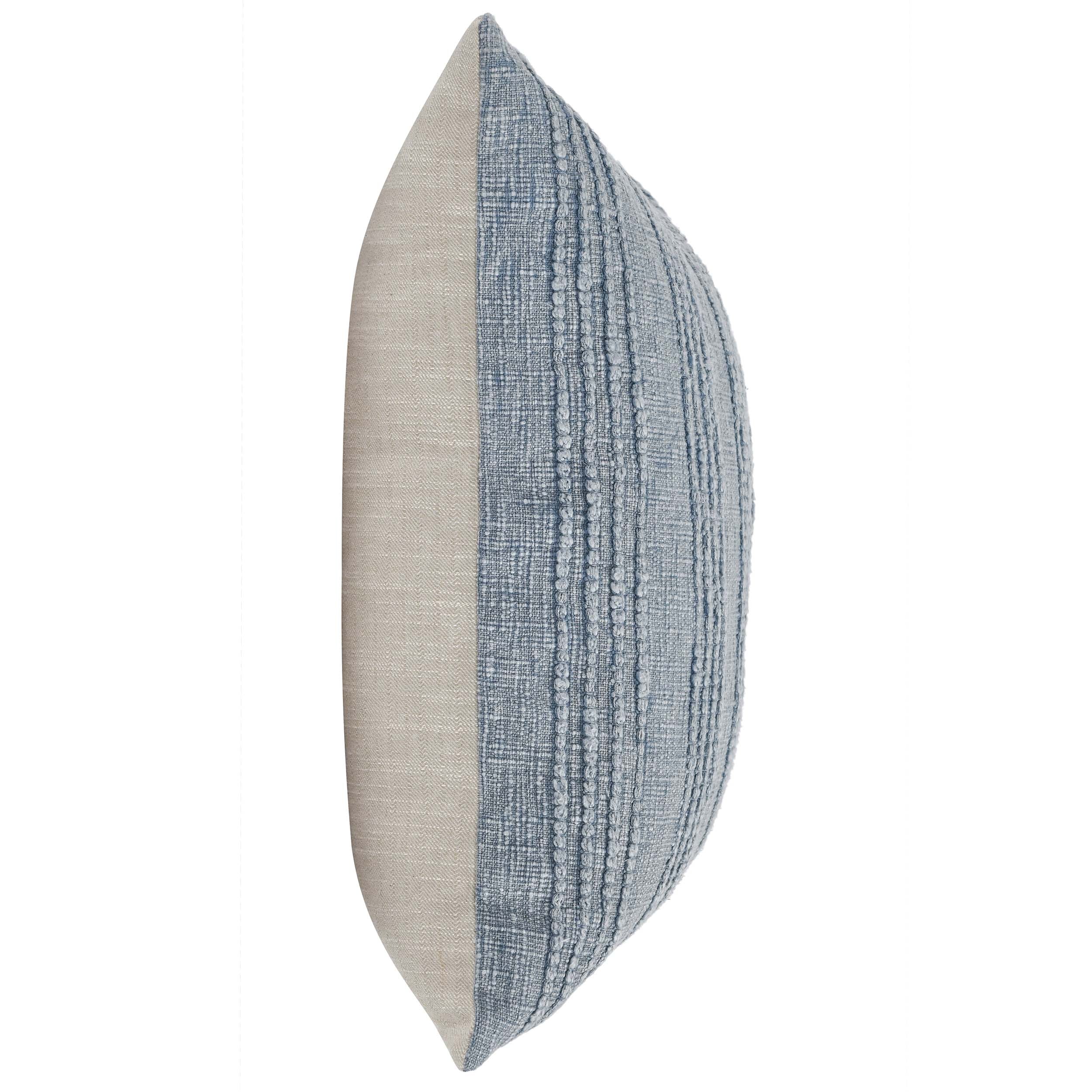 Gratitude Pillow, Sea Fog Blue - Image 3