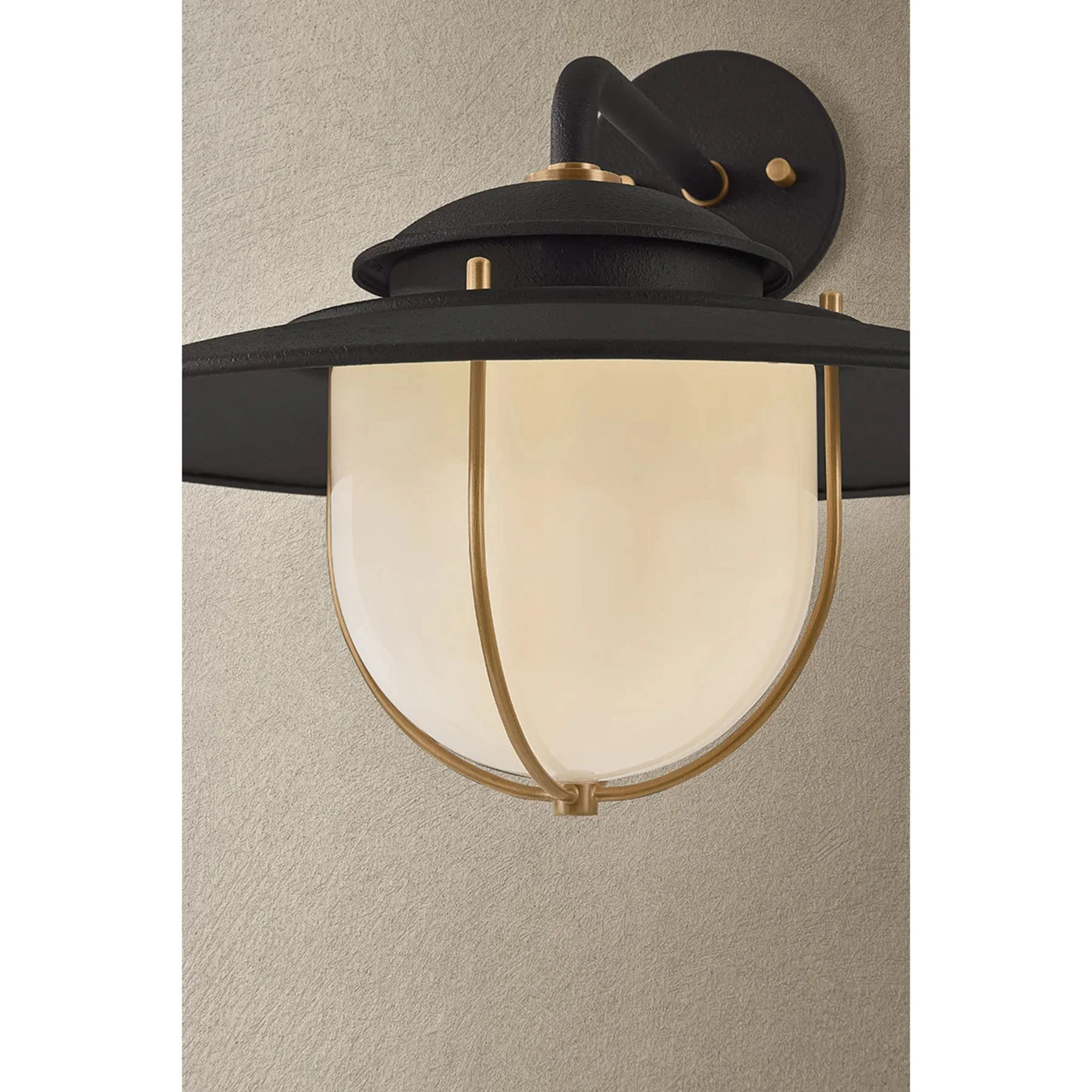 Greentree Wall Sconce, Forge Iron/Patina Brass - Image 10