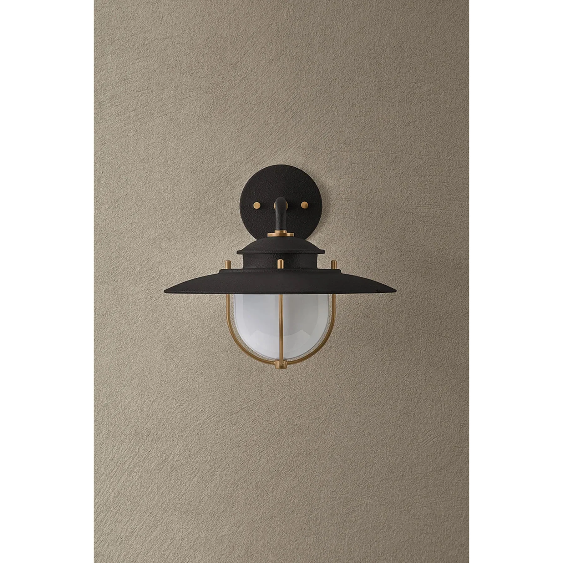 Greentree Wall Sconce, Forge Iron/Patina Brass - Image 5