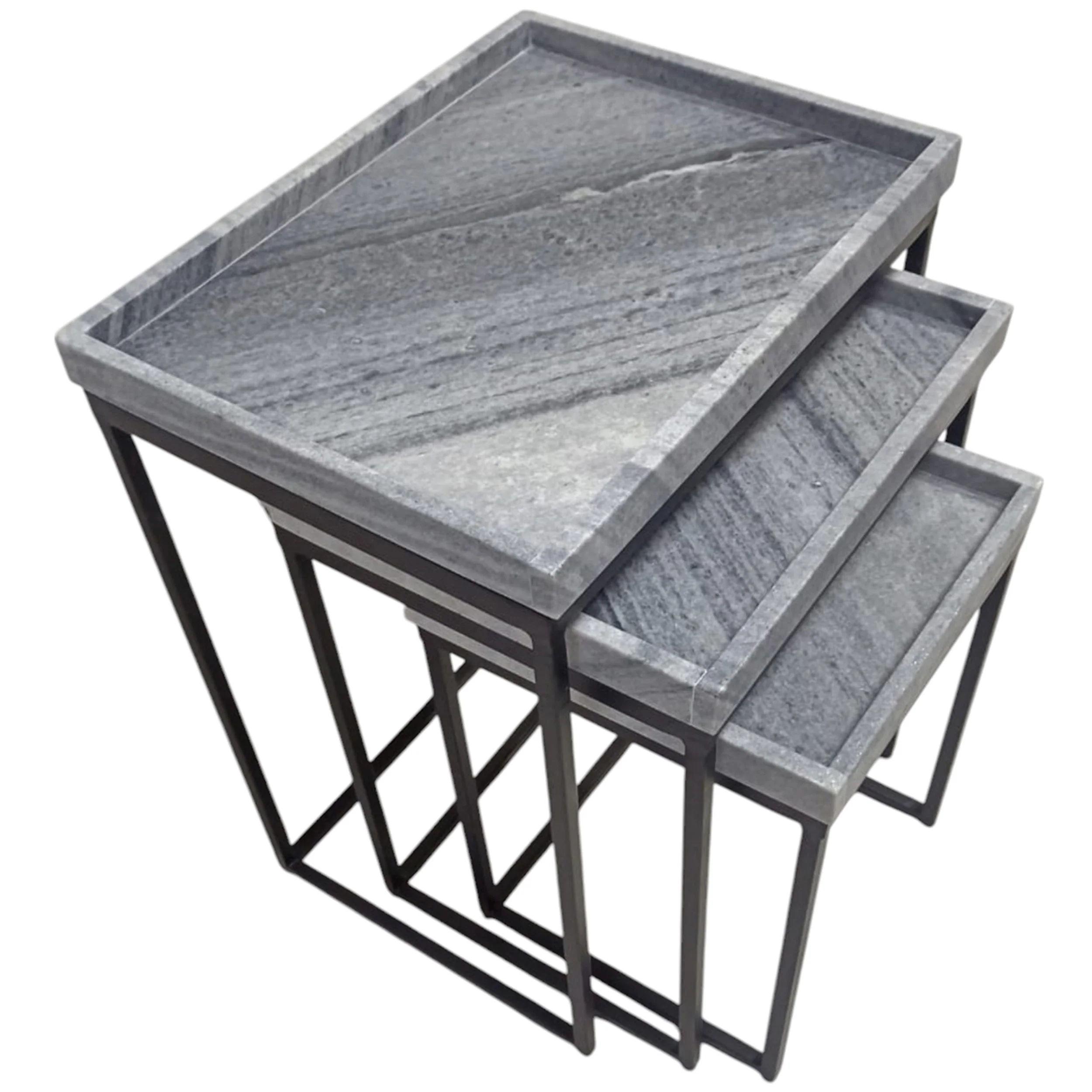 Greyson Nesting Table, Grey