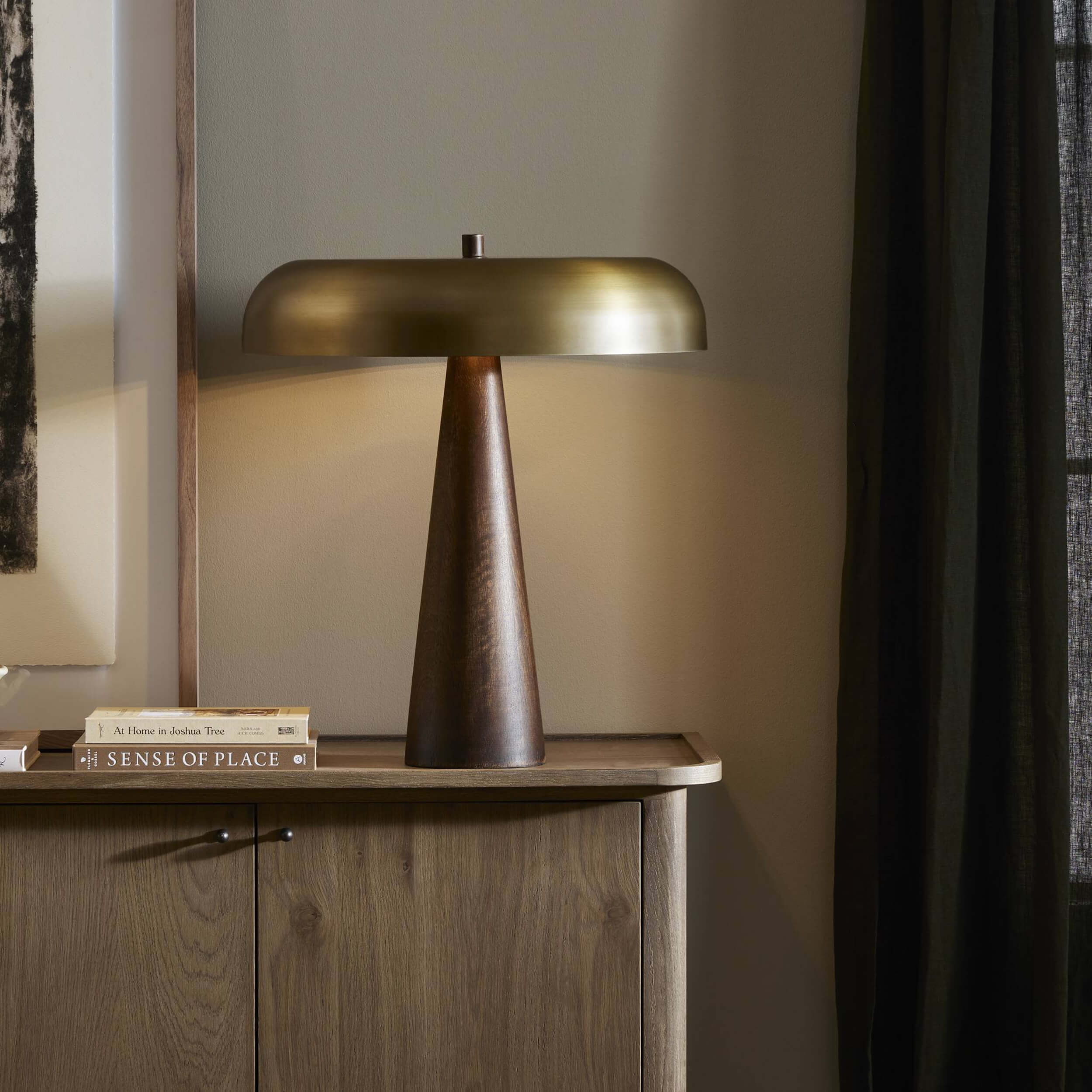 Griffin Table Lamp, Russet Mango by Four Hands - Image 5