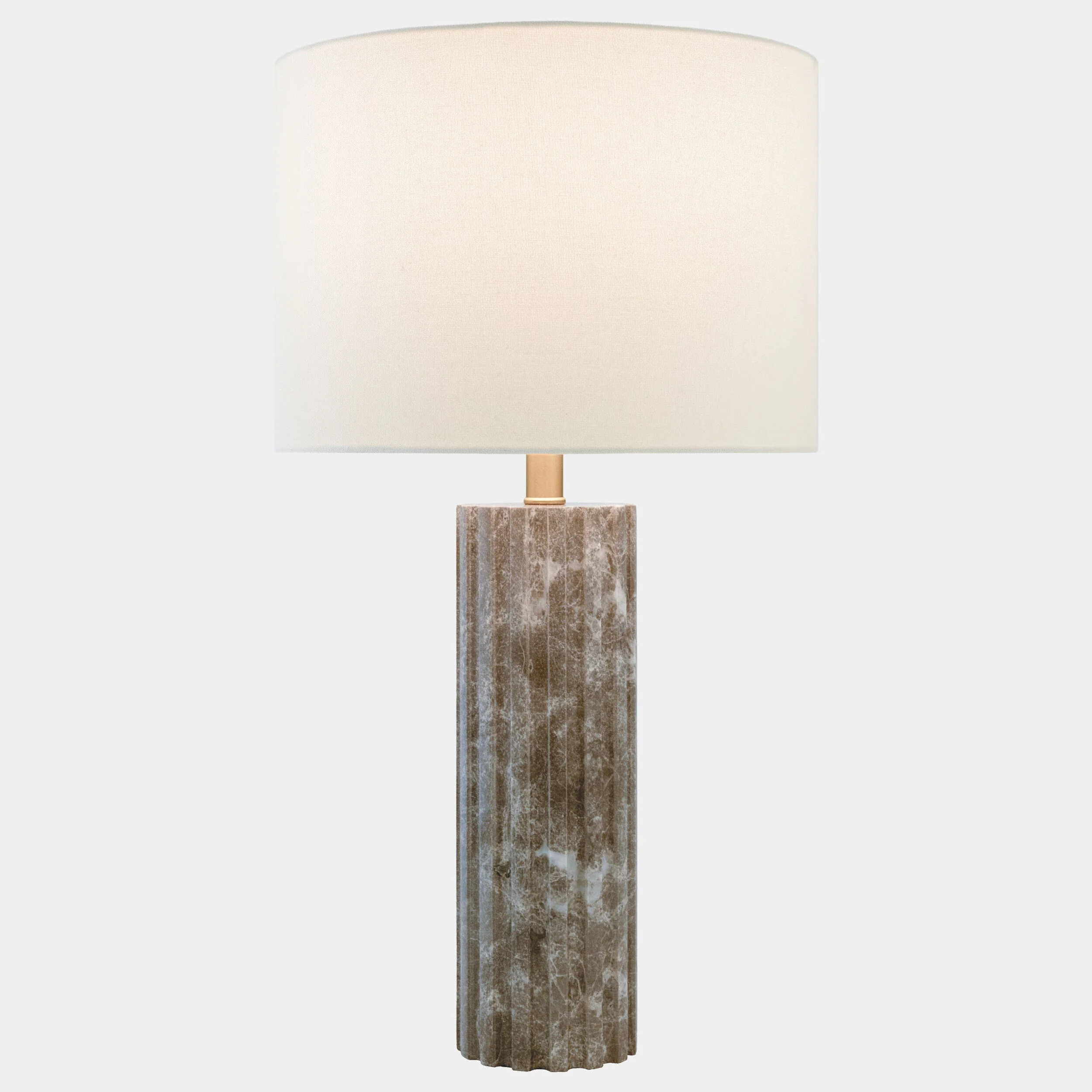 Grooved Lamp, Gray