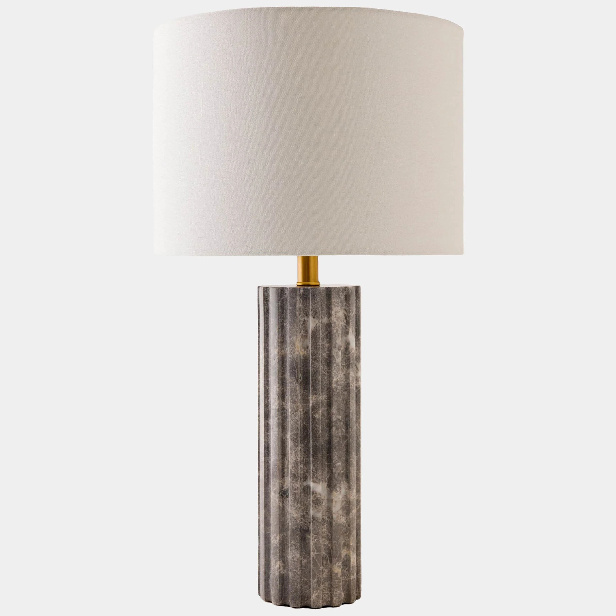 Grooved Lamp, Gray - Image 2