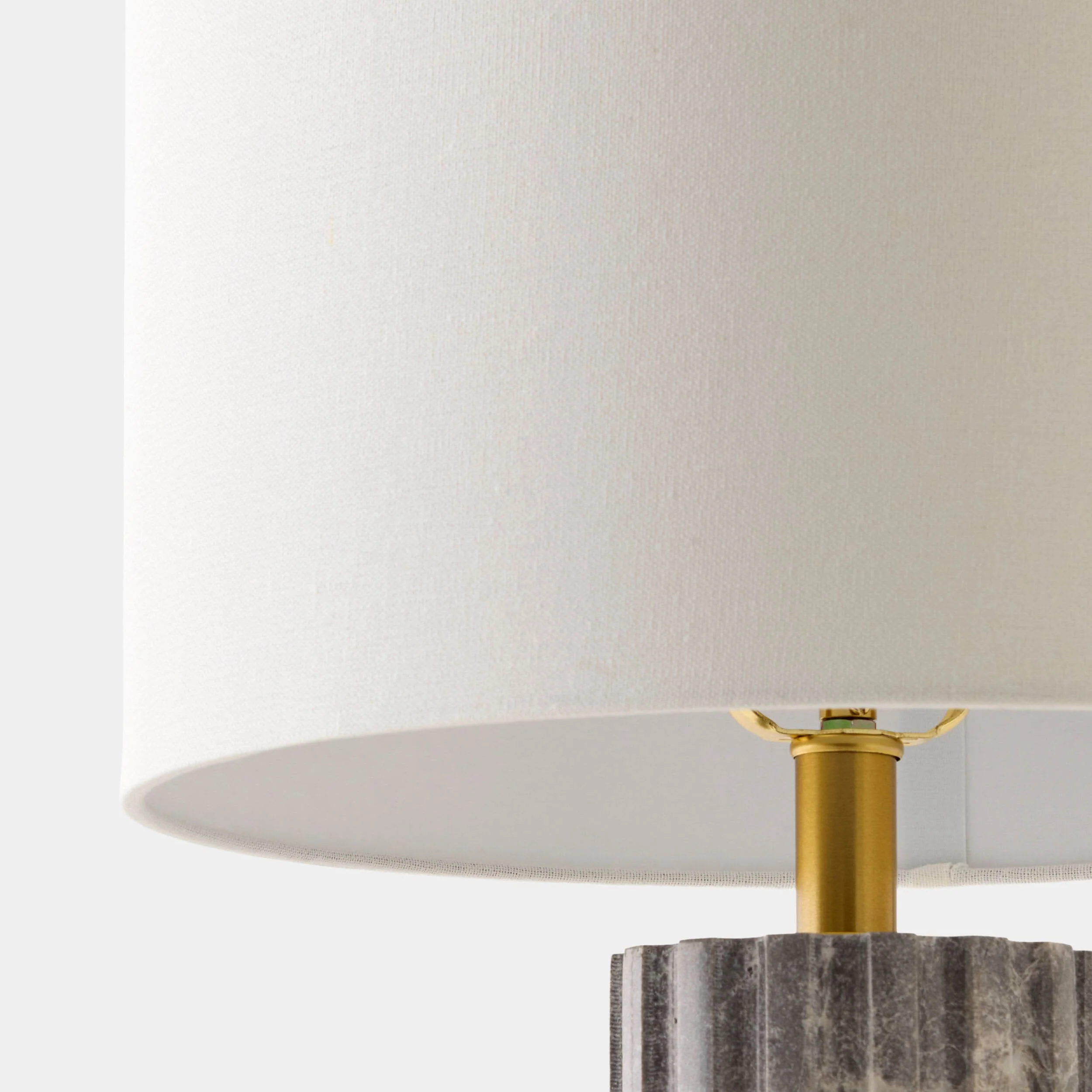 Grooved Lamp, Gray - Image 3