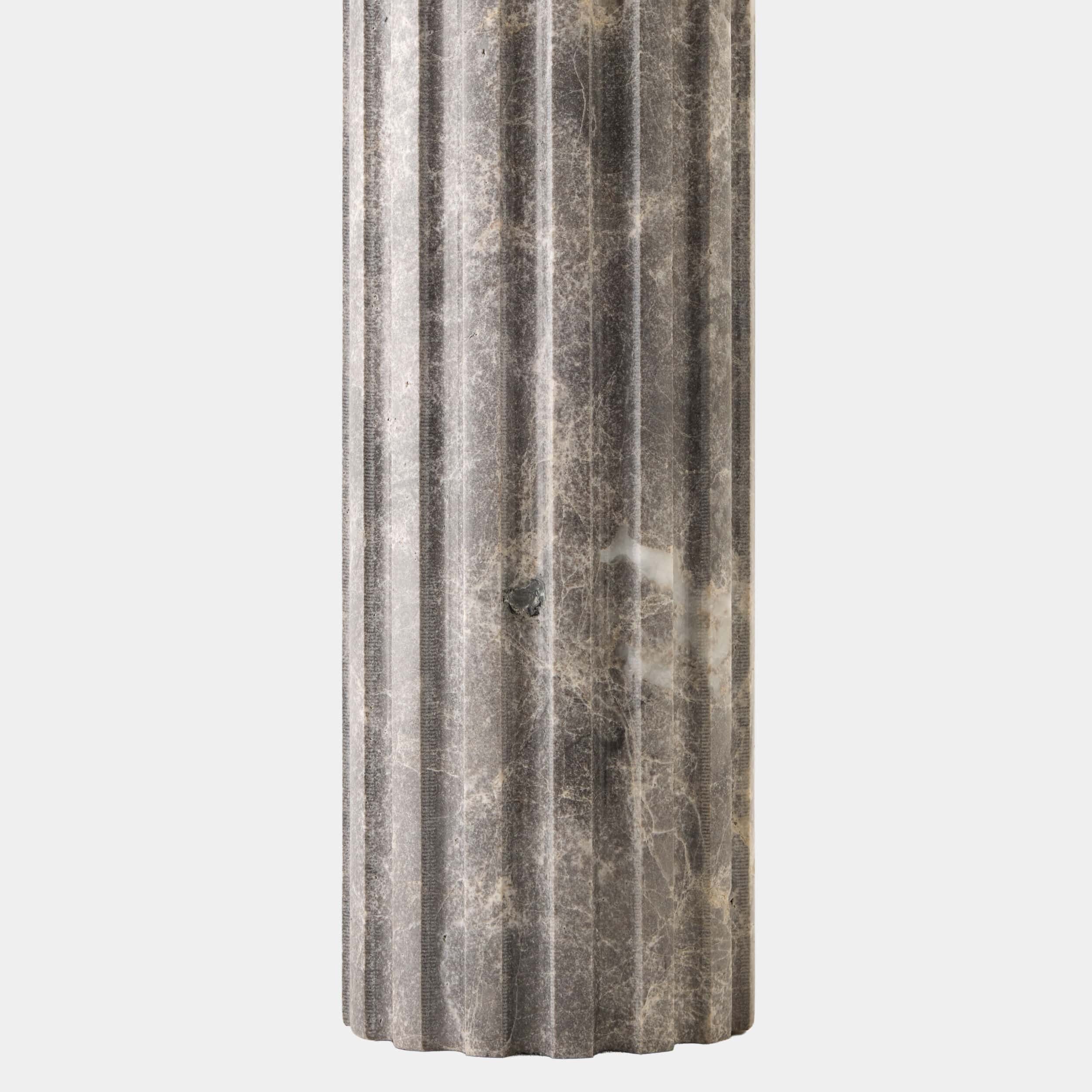 Grooved Lamp, Gray - Image 5