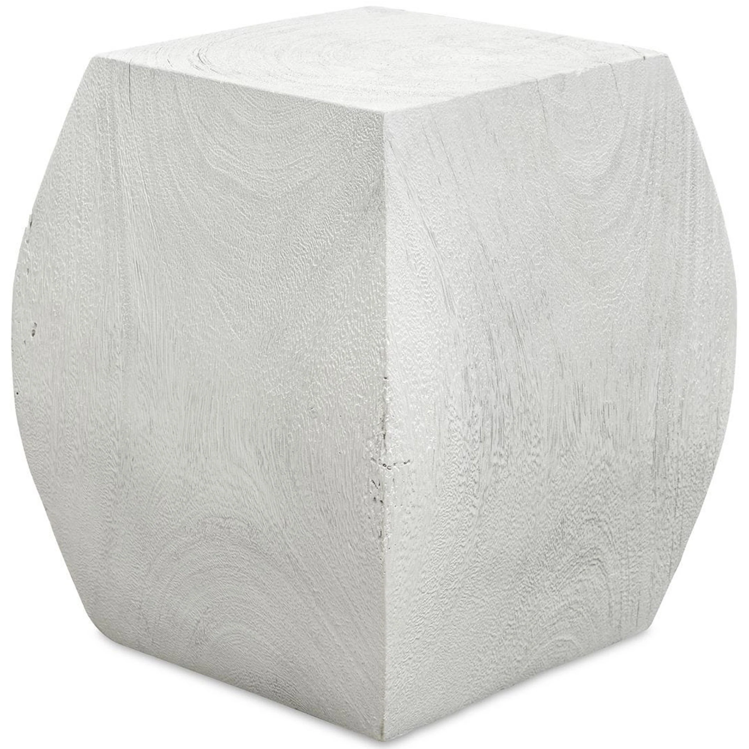 Grove Accent Stool, Ivory