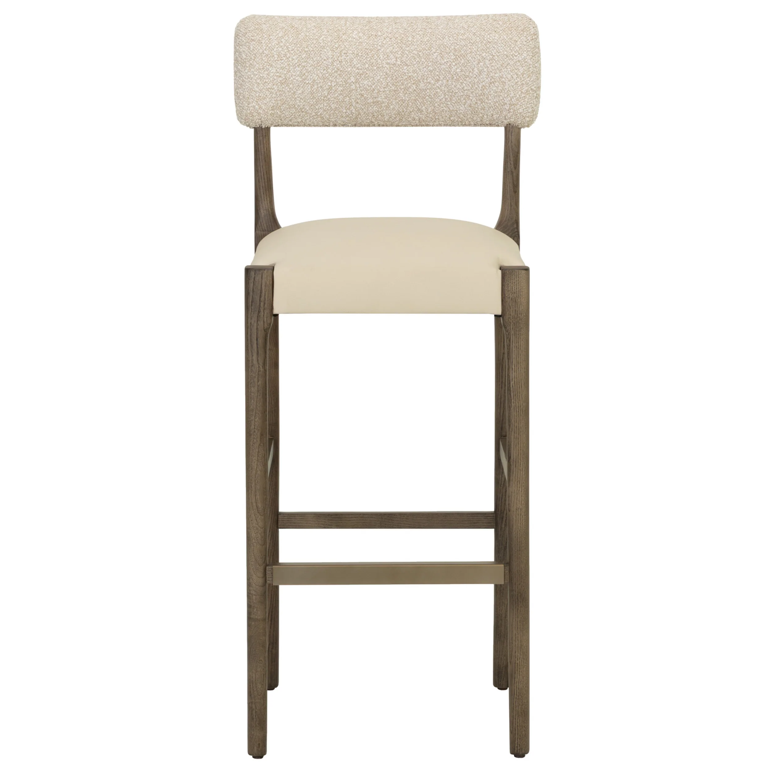 Guardi Bar & Counter Stool, Scottsdale Eggshell/Santa Cruz Oatmea - Image 2