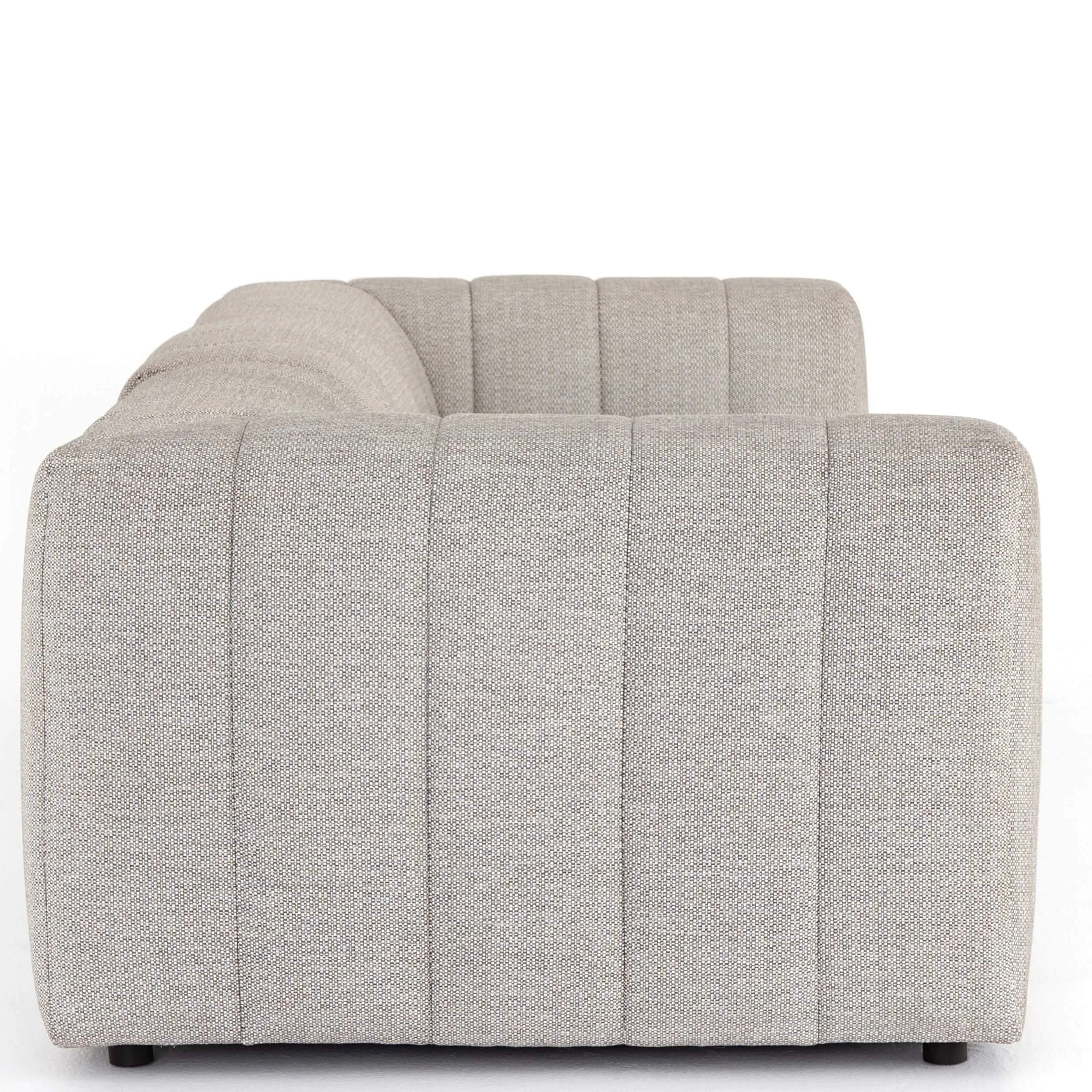 Gwen Outdoor 3-Piece Sectional, Faye Ash by Four Hands - Image 3