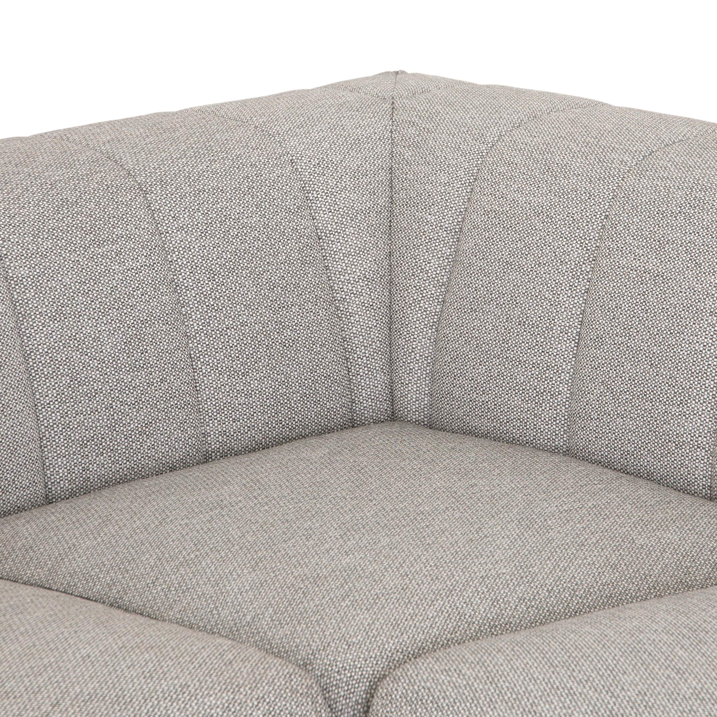 Gwen Outdoor 5-Piece Sectional, Faye Ash by Four Hands - Image 4