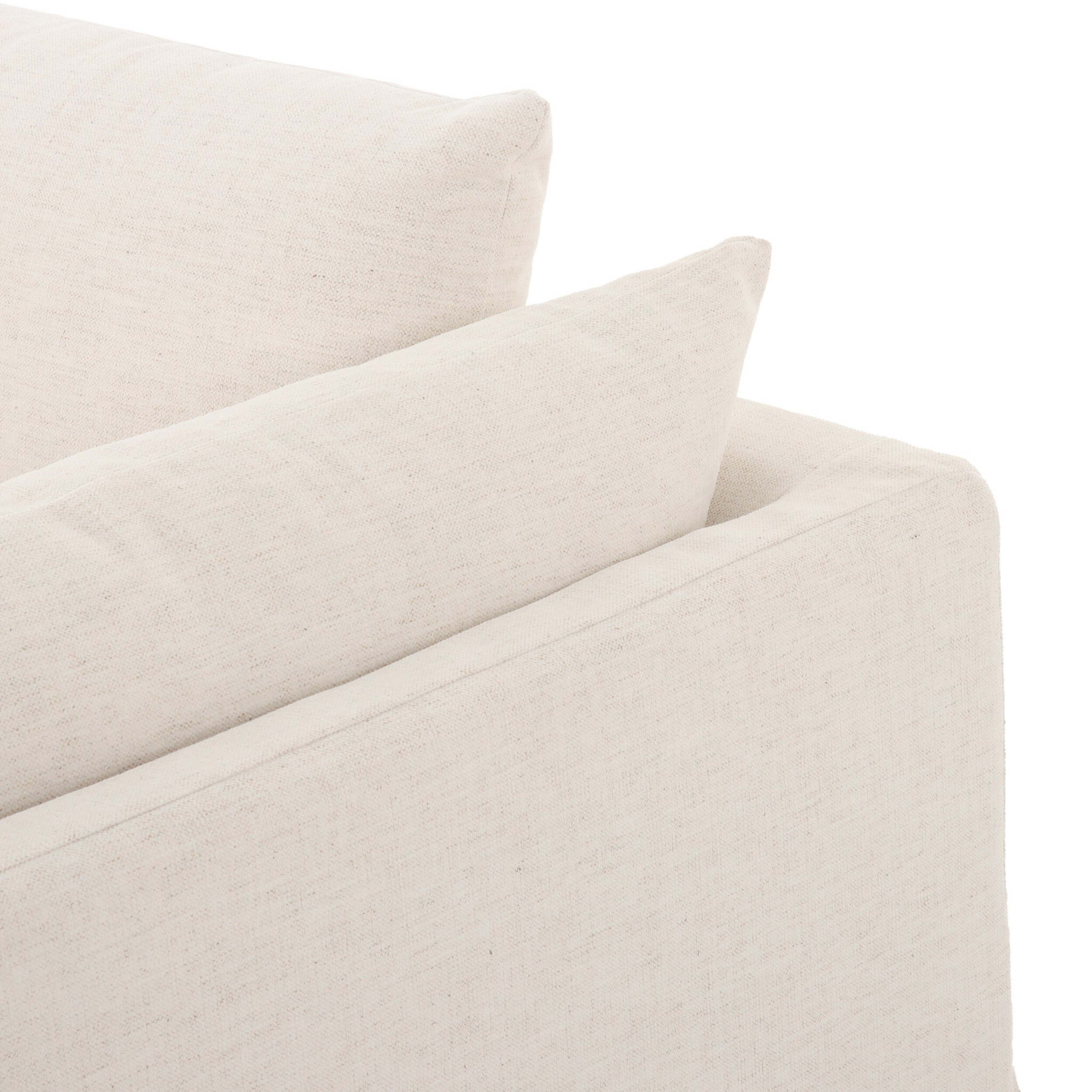 Habitat 3 Piece Sectional, Nomad Snow by Four Hands - Image 4