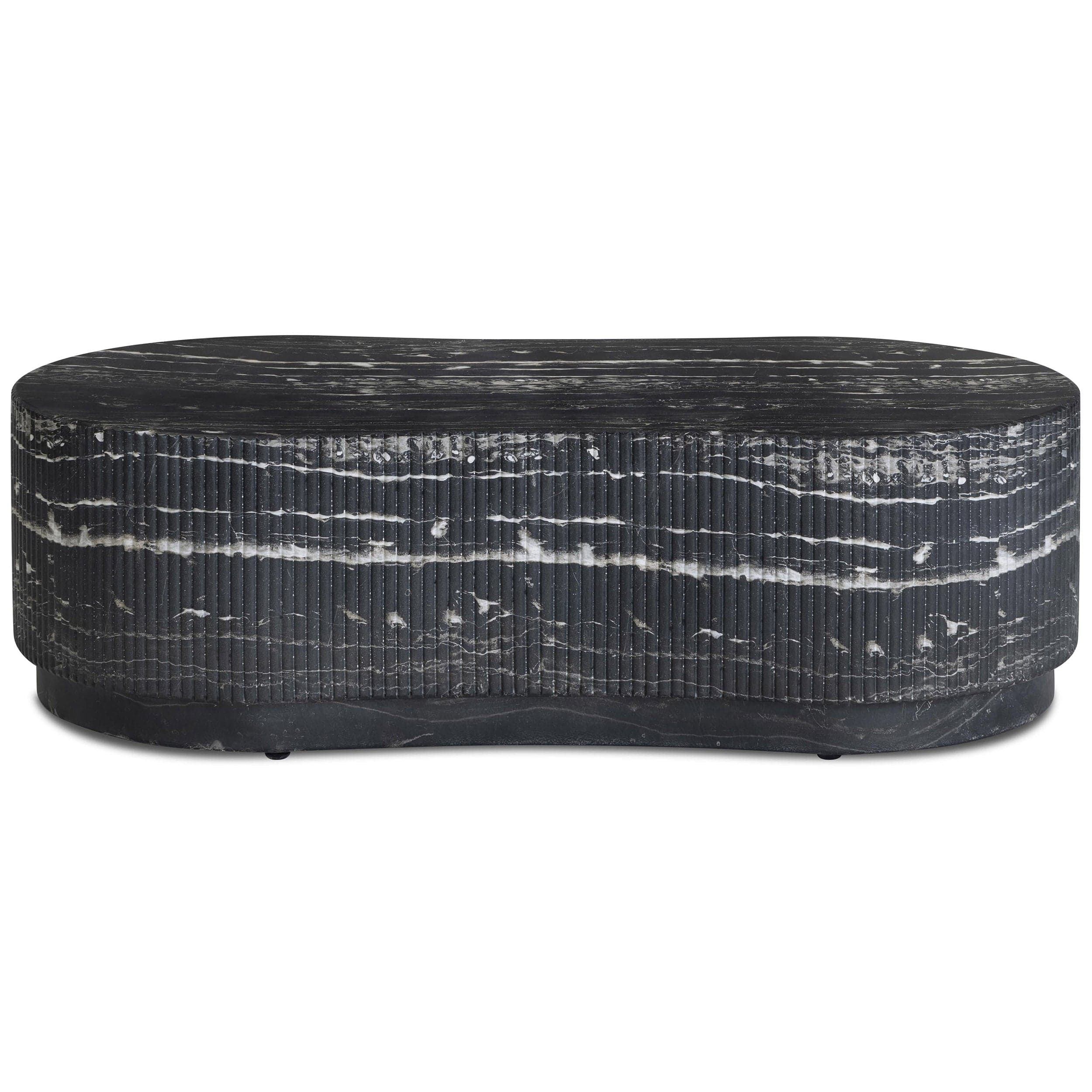 Hades Outdoor Coffee Table, Black - Image 2