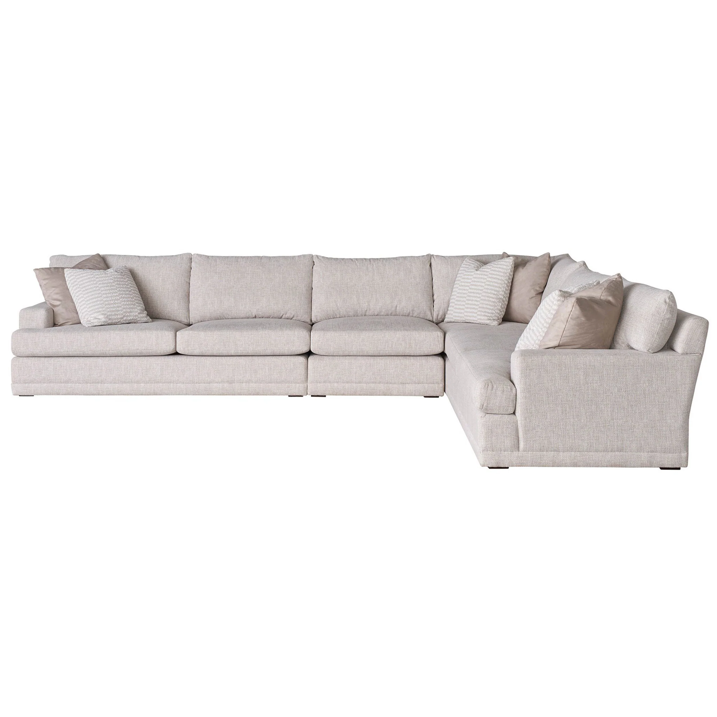 Hadlee 4 Piece Sectioan, Tweed Sisal - Image 2