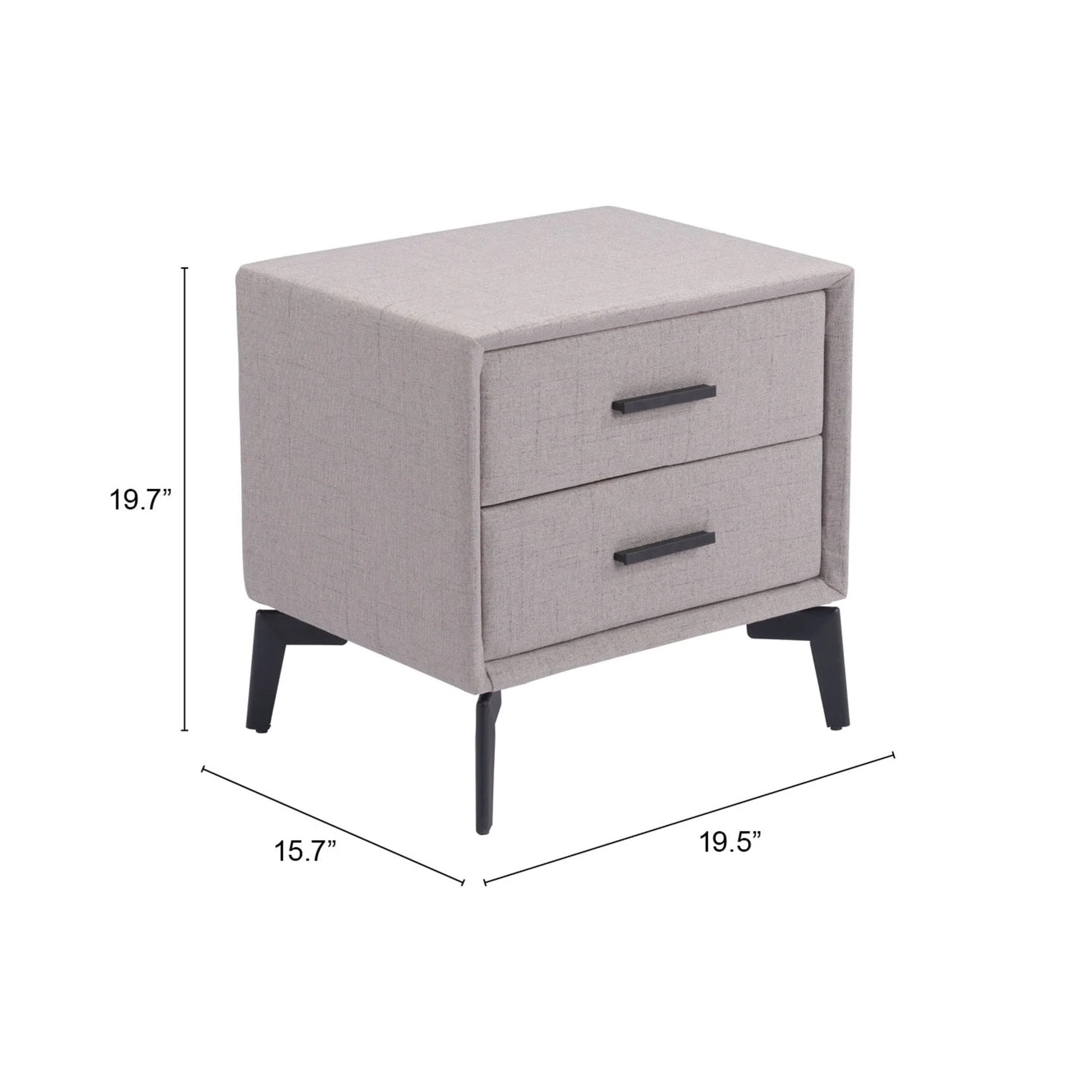 Halle Side Table, Gray - Image 10
